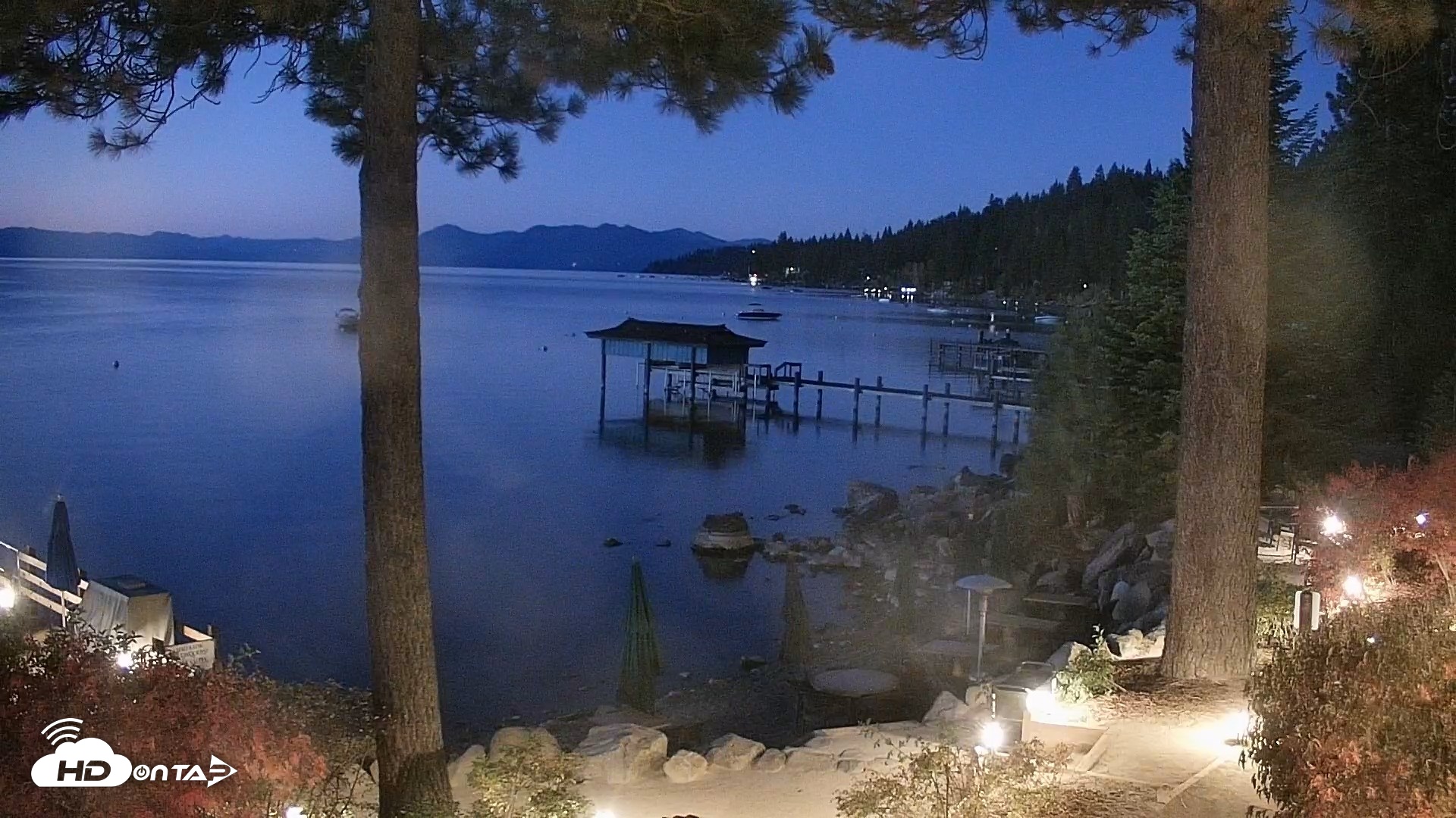 Snapshot of Garwoods Grill and Pier Live Cam taken Oct 6, 2026, 6:25am PDT