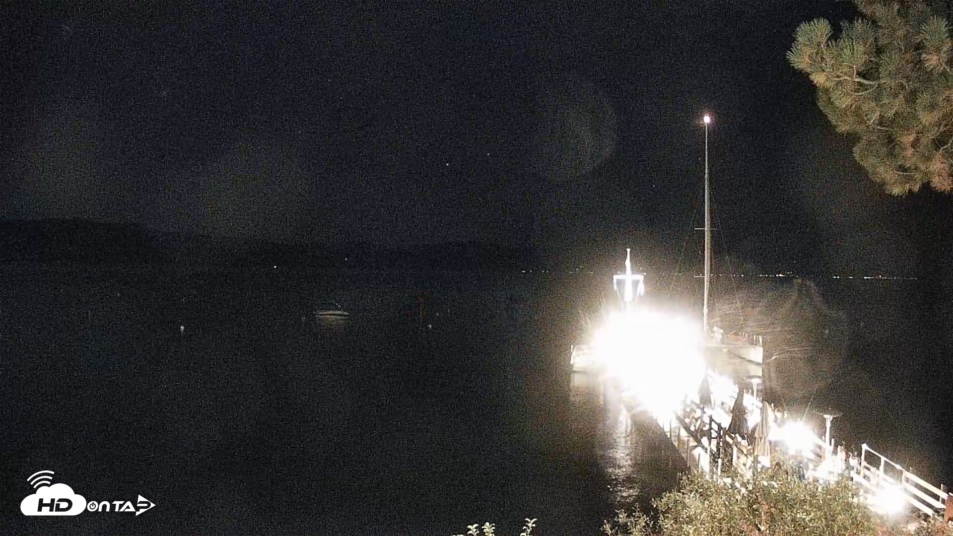 Snapshot of Garwoods Grill and Pier Live Cam taken Oct 3, 2026, 7:43pm PDT