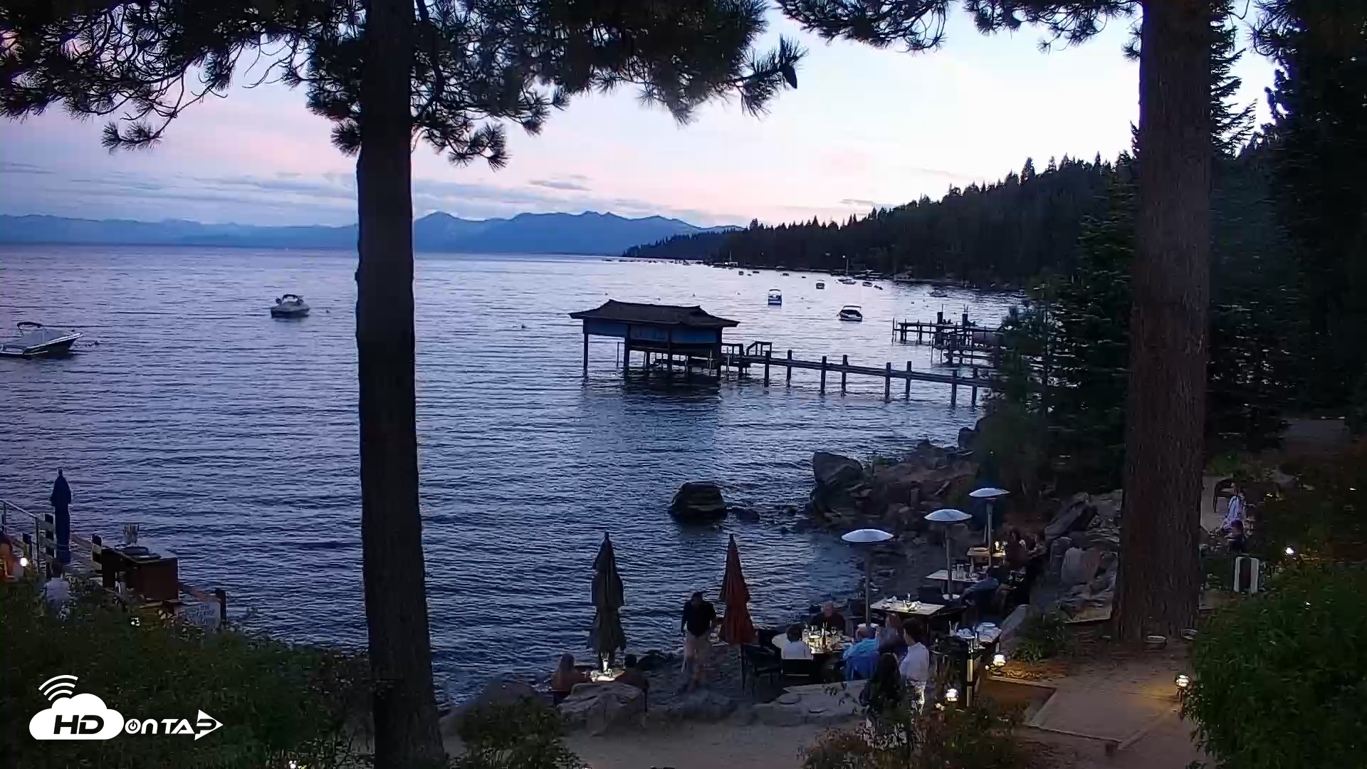 Snapshot of Garwoods Grill and Pier Live Cam taken Sep 10, 2026, 7:31pm PDT