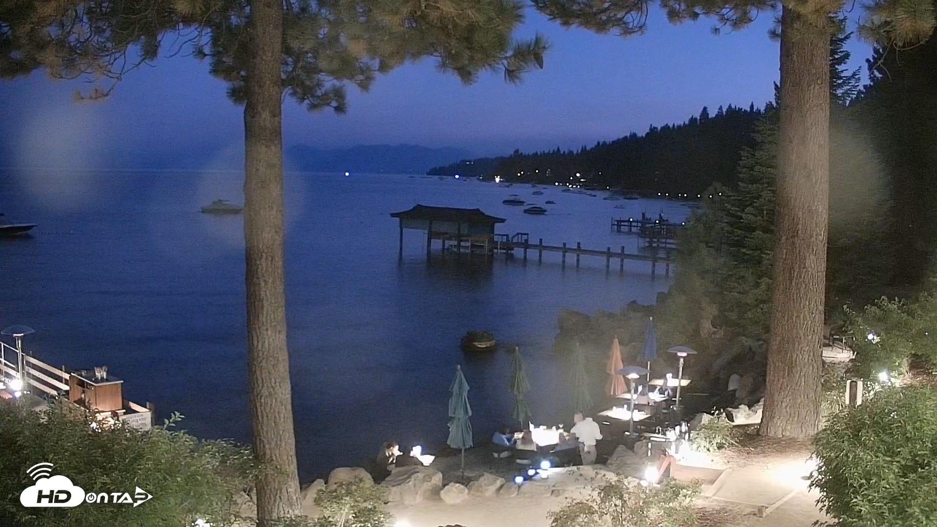 Snapshot of Garwoods Grill and Pier Live Cam taken Aug 30, 2026, 8:14pm PDT