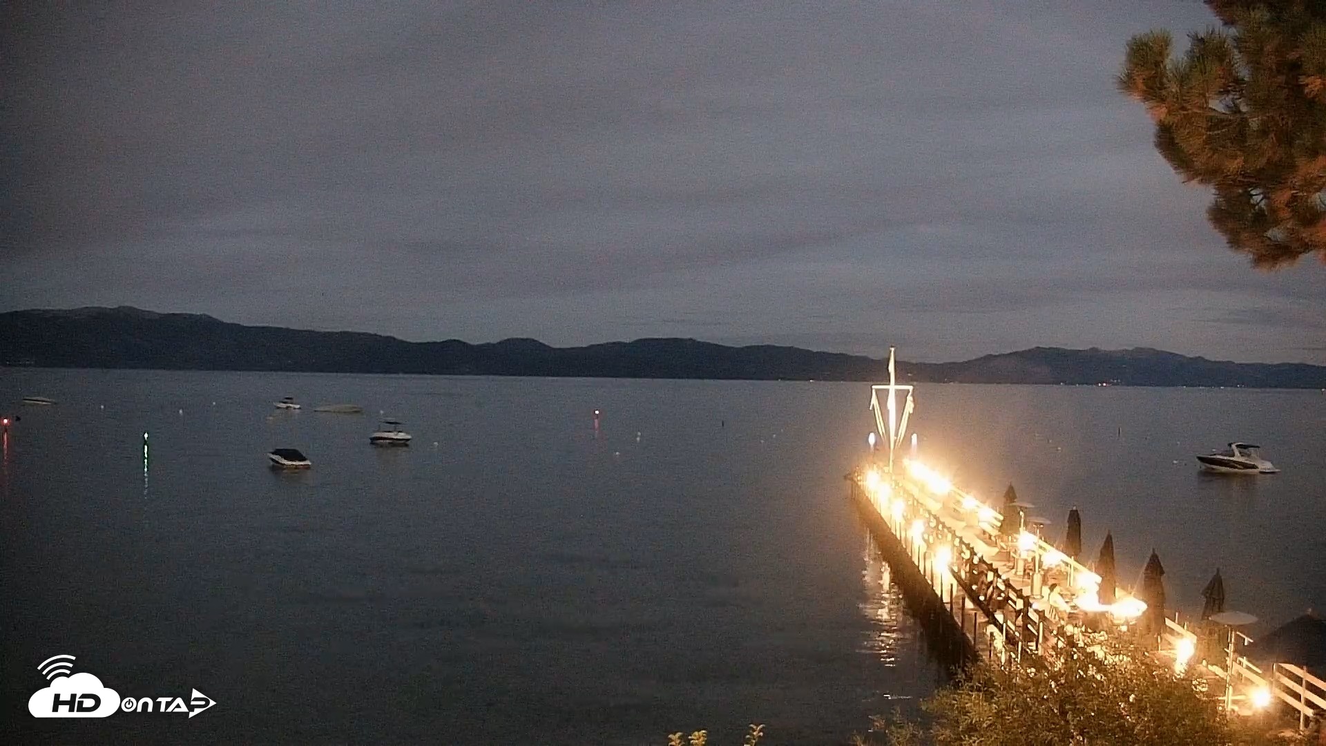 Snapshot of Garwoods Grill and Pier Live Cam taken Sep 9, 2026, 7:52pm PDT