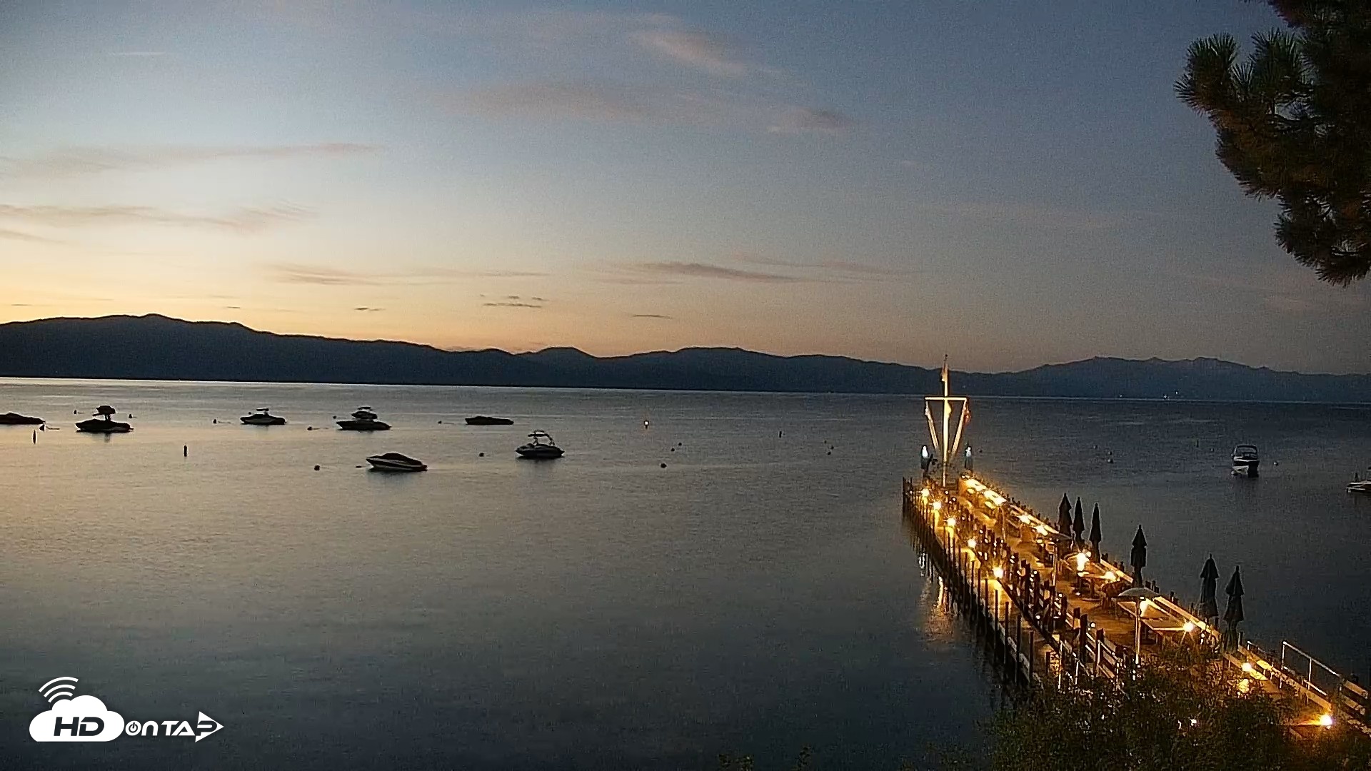 Snapshot of Garwoods Grill and Pier Live Cam taken Aug 10, 2026, 5:36am PDT