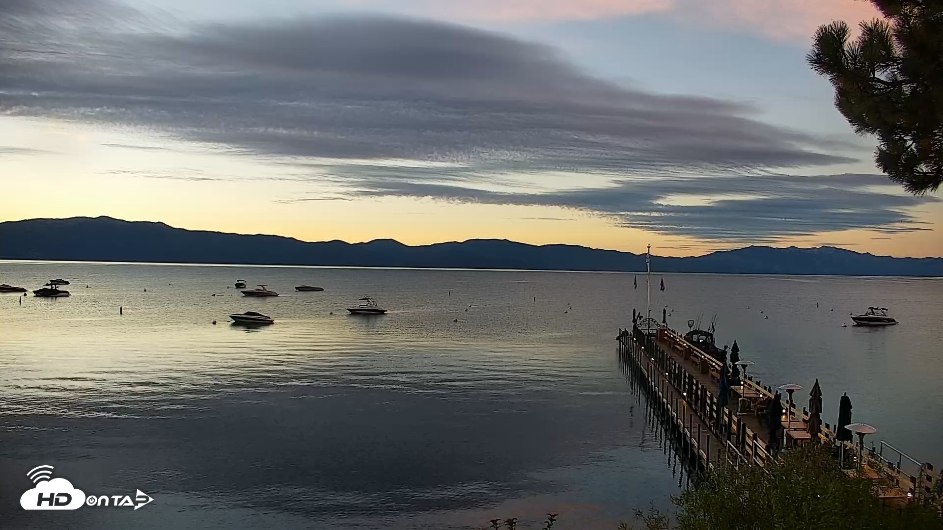 Snapshot of Garwoods Grill and Pier Live Cam taken Aug 18, 2026, 6:09am PDT