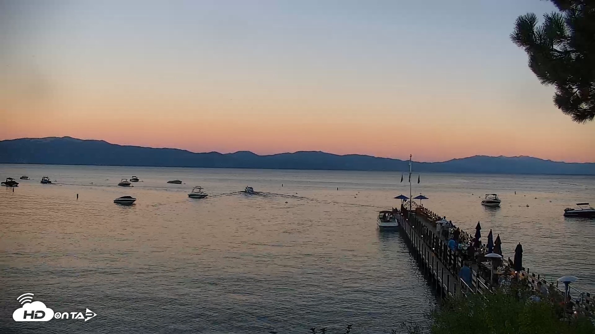 Snapshot of Garwoods Grill and Pier Live Cam taken Aug 19, 2026, 7:52pm PDT