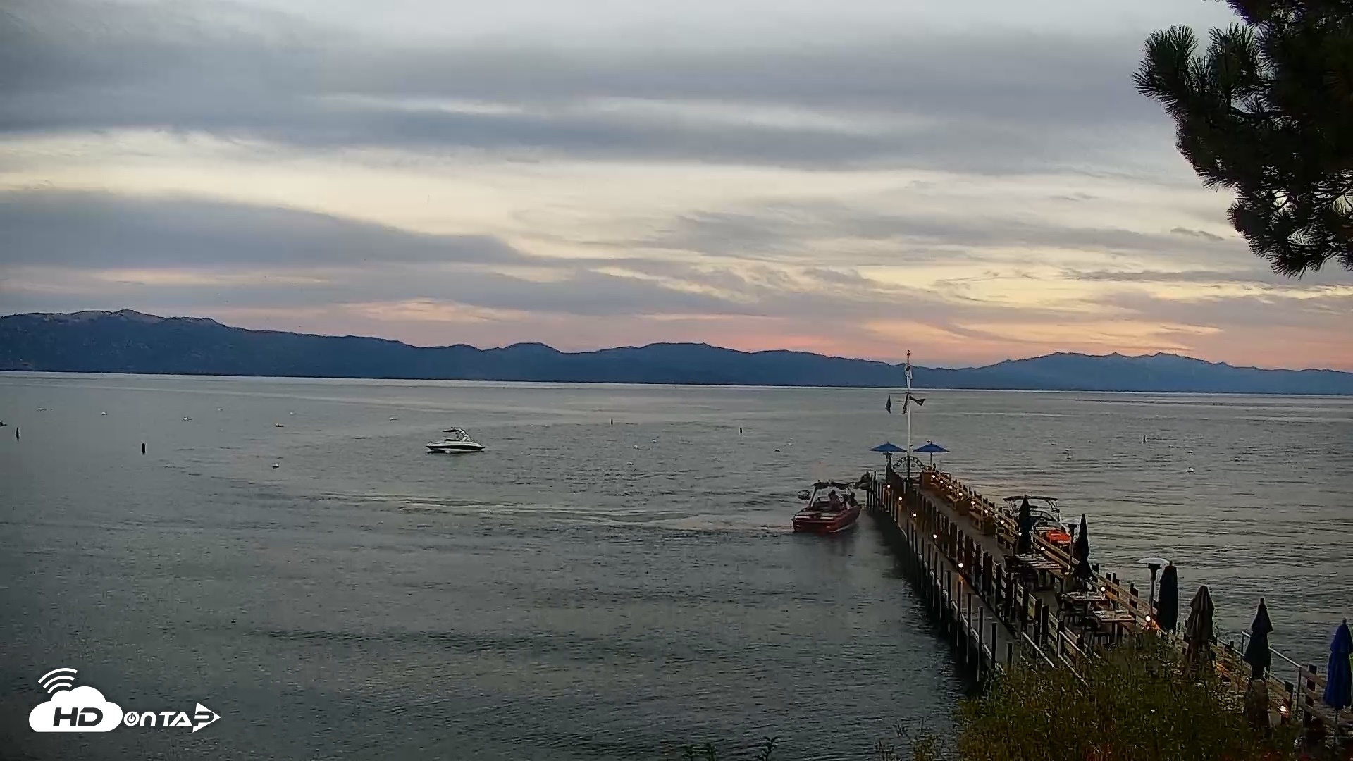 Snapshot of Garwoods Grill and Pier Live Cam taken Oct 2, 2026, 6:42pm PDT