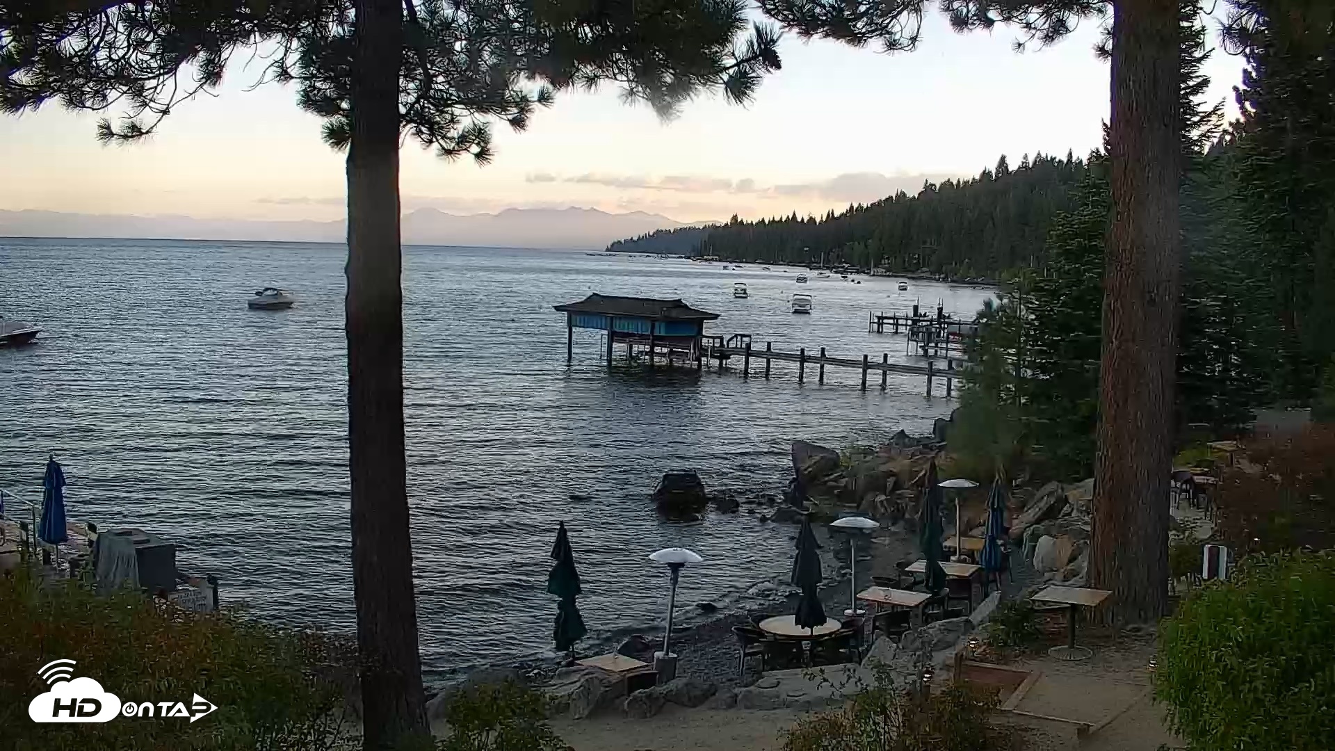 Snapshot of Garwoods Grill and Pier Live Cam taken Sep 16, 2026, 6:45pm PDT