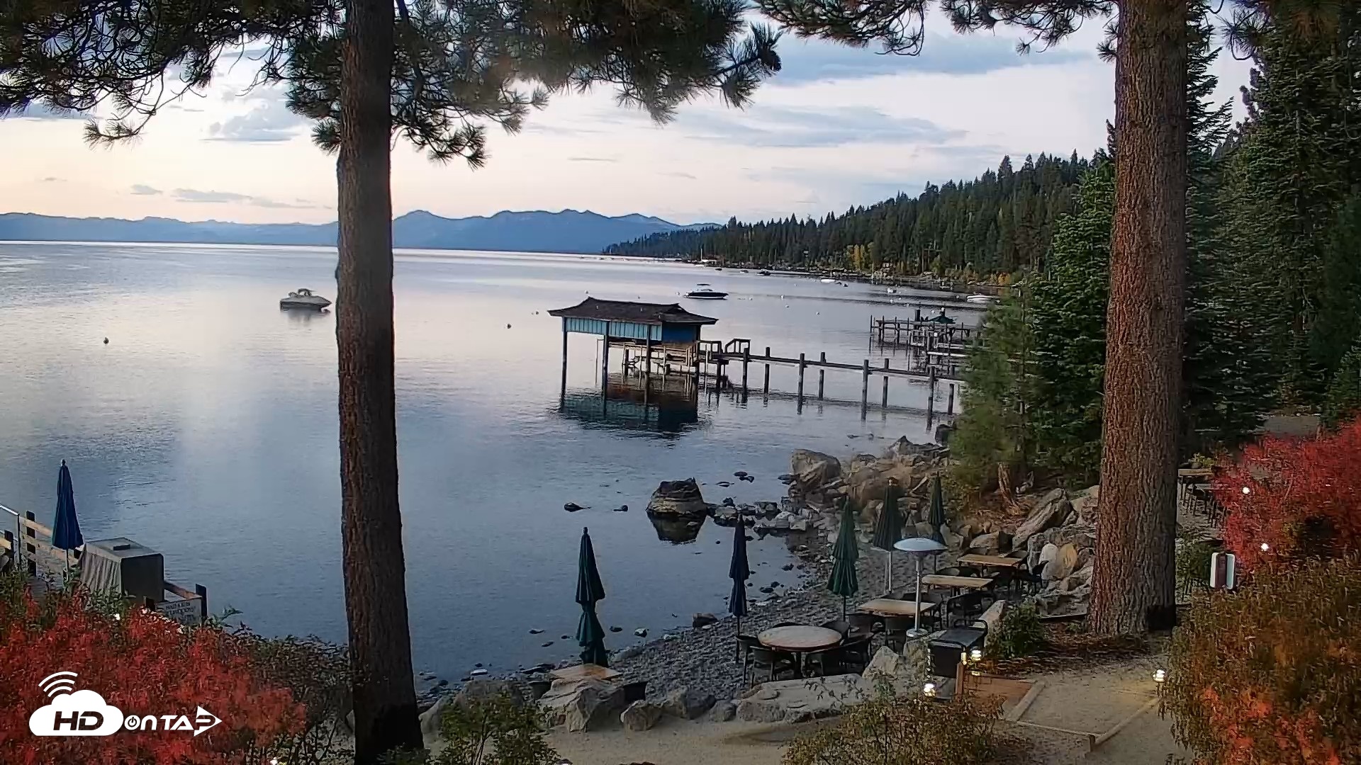 Snapshot of Garwoods Grill and Pier Live Cam taken Oct 5, 2026, 6:49am PDT