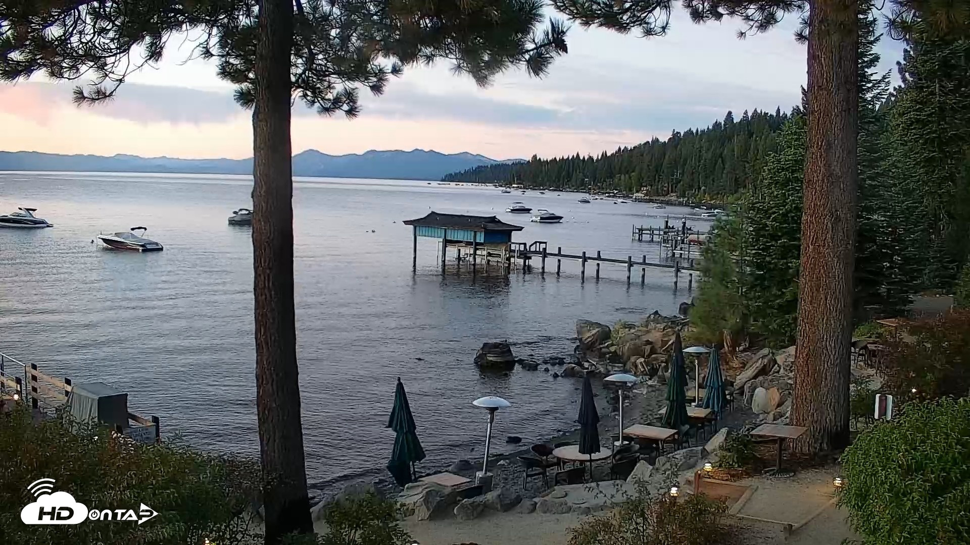 Snapshot of Garwoods Grill and Pier Live Cam taken Sep 15, 2026, 6:34am PDT
