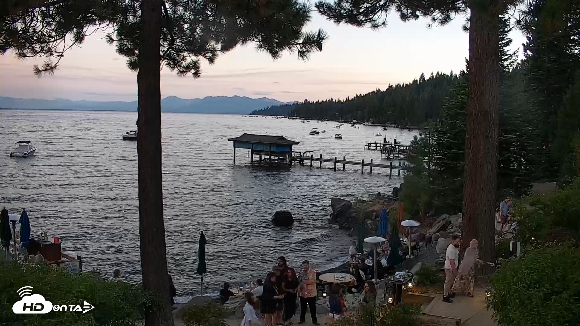 Snapshot of Garwoods Grill and Pier Live Cam taken Aug 22, 2026, 7:53pm PDT