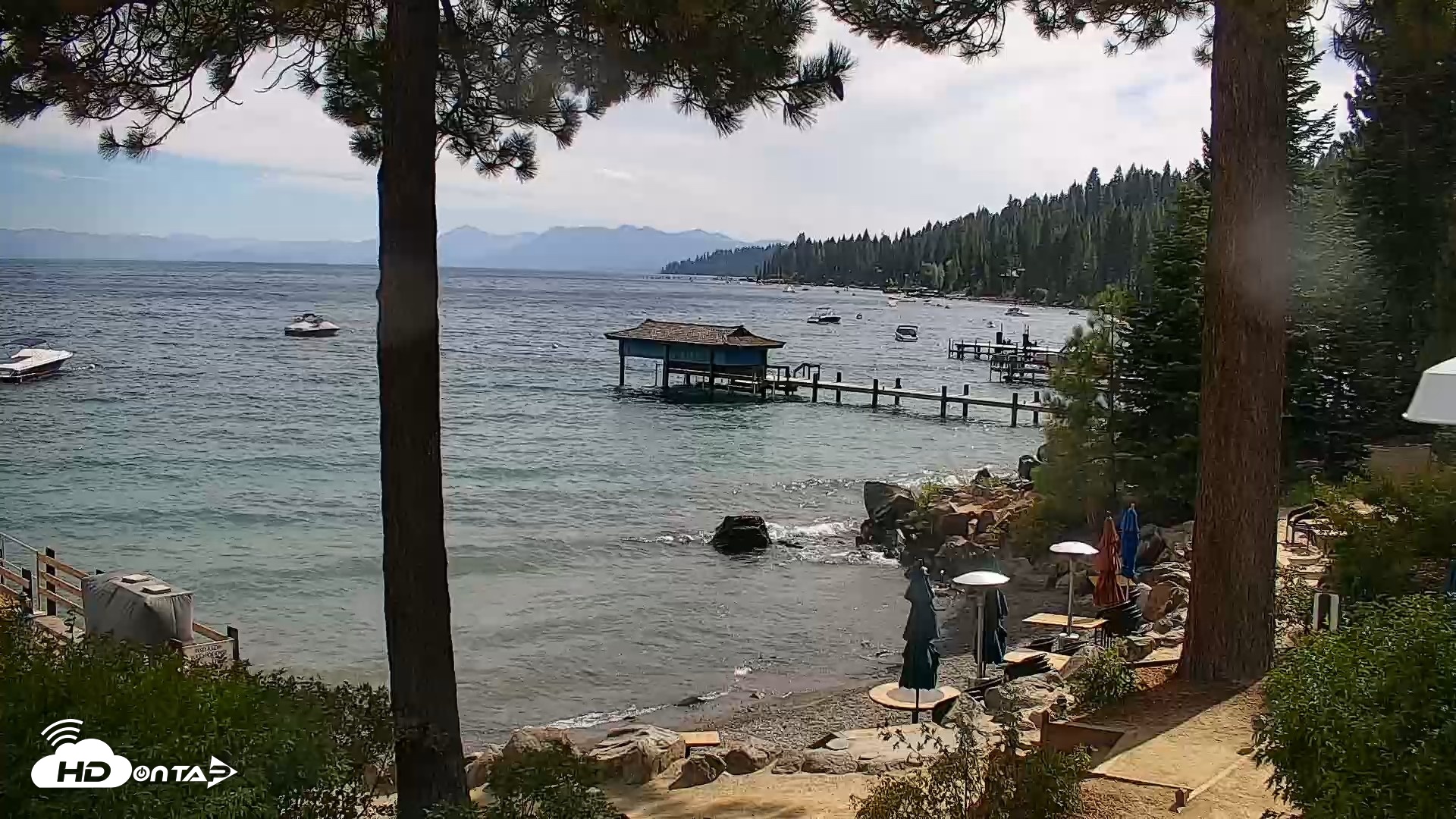 Snapshot of Garwoods Grill and Pier Live Cam taken Sep 1, 2026, 3:28pm PDT
