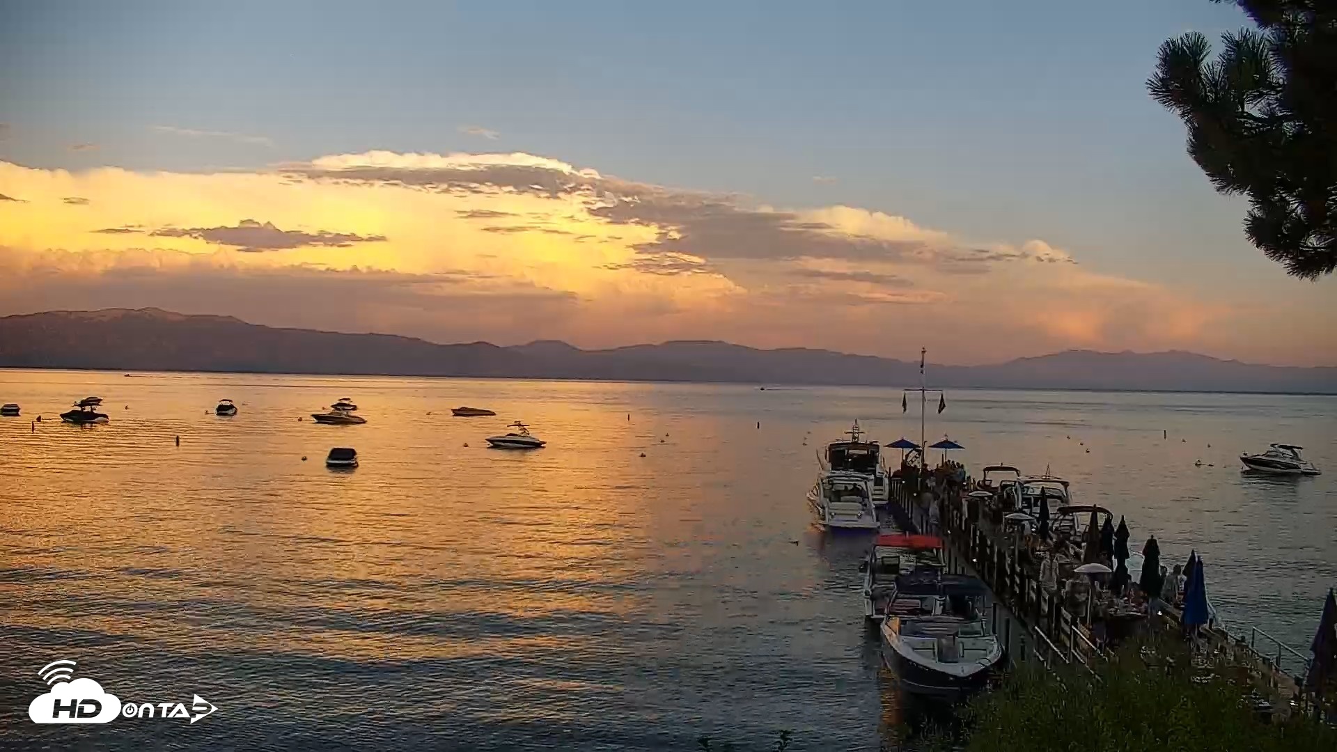 Snapshot of Garwoods Grill and Pier Live Cam taken Aug 8, 2026, 7:52pm PDT