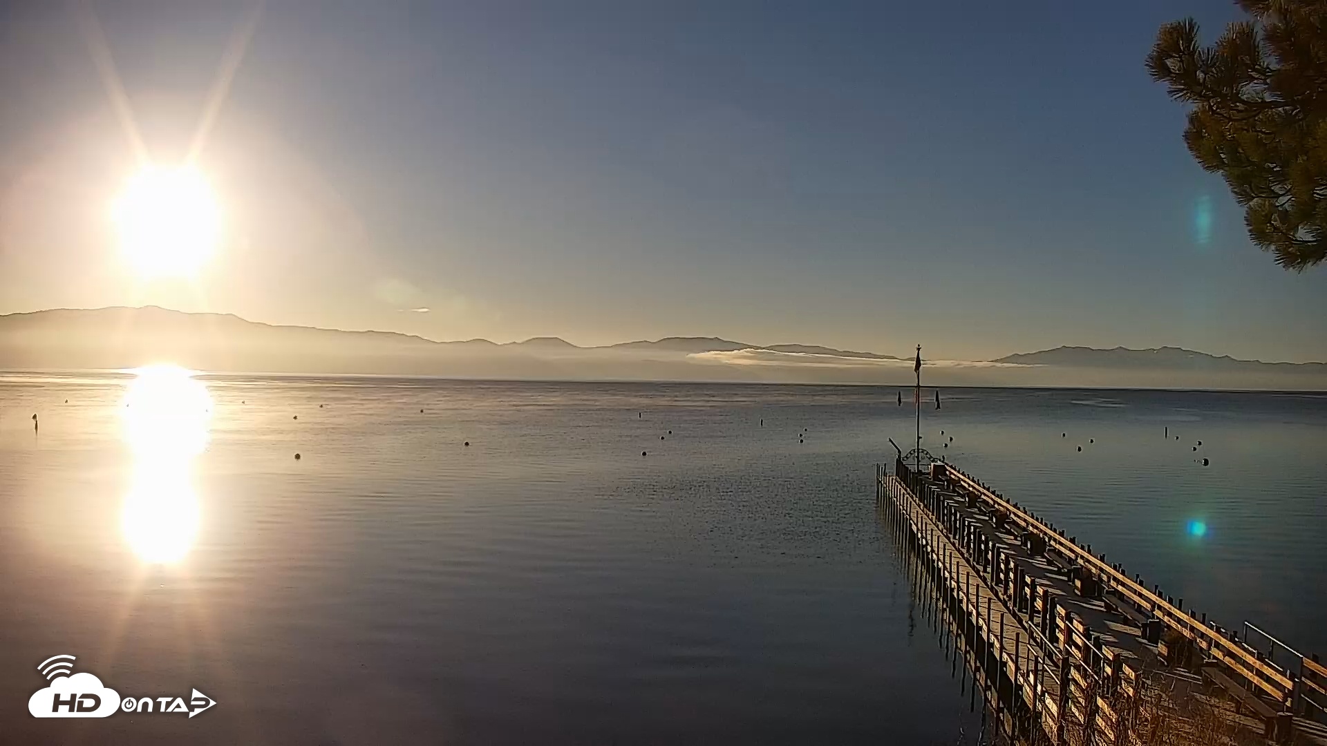 Snapshot of Garwoods Grill and Pier Live Cam taken Feb 8, 2026, 7:40am PST