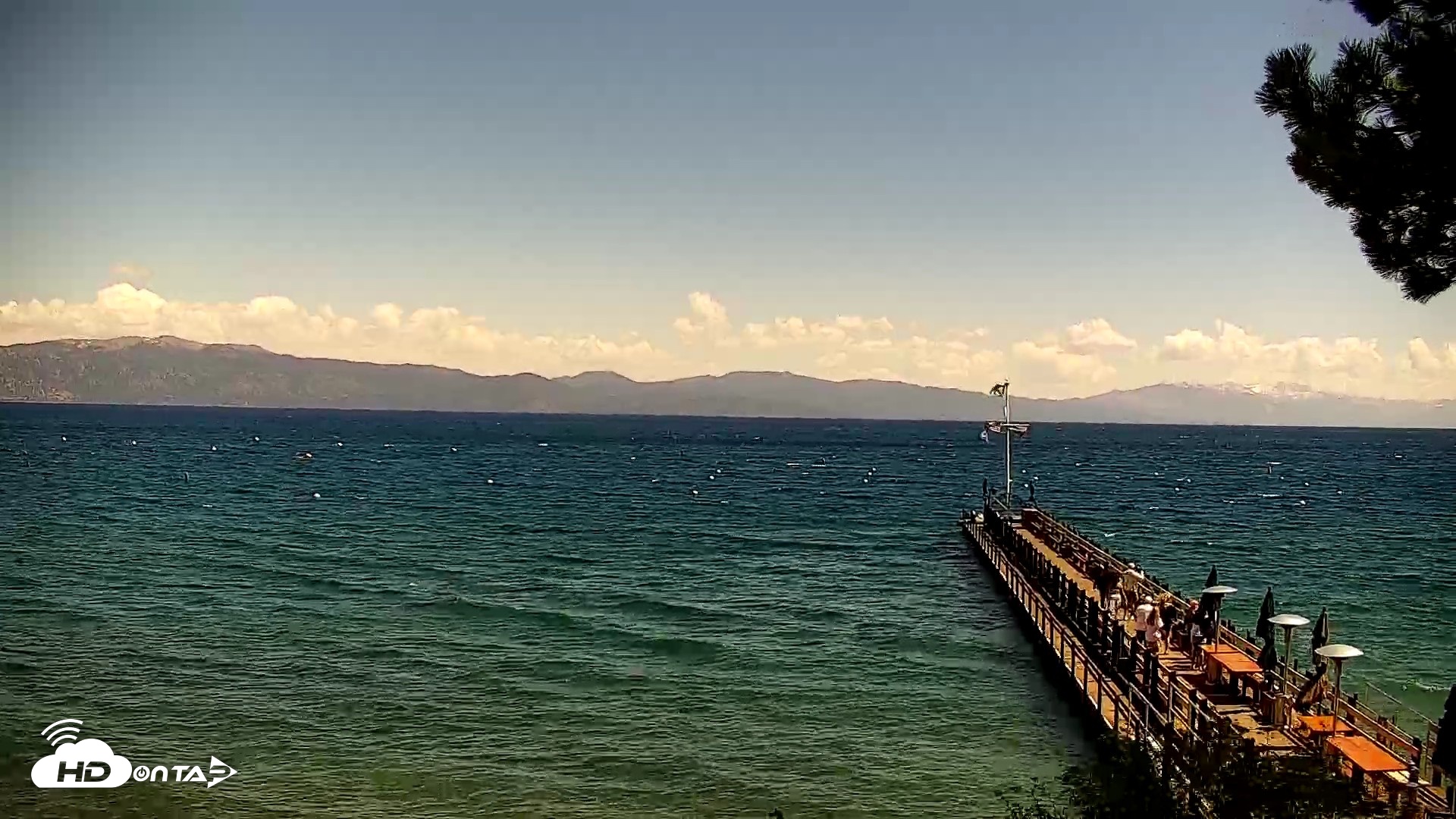 Snapshot of Garwoods Grill and Pier Live Cam taken May 25, 2026, 2:32pm PDT