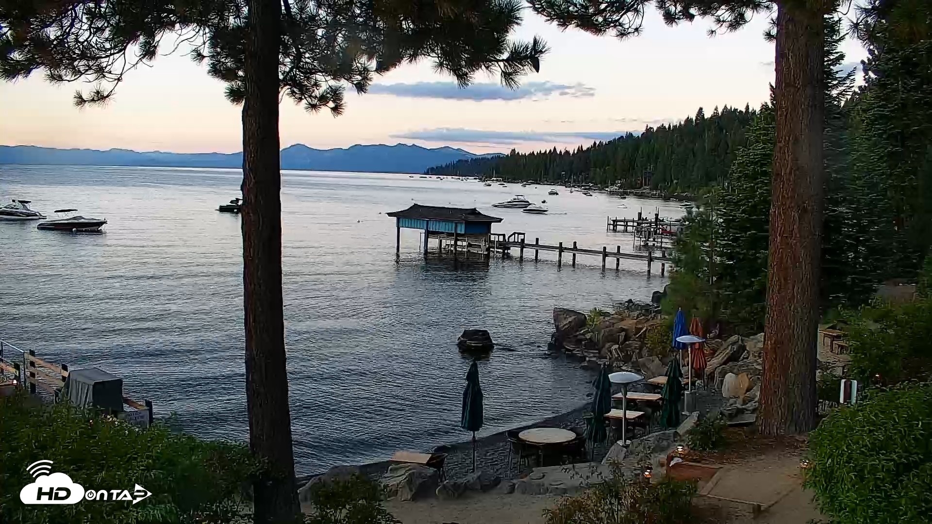 Snapshot of Garwoods Grill and Pier Live Cam taken Aug 27, 2026, 6:26am PDT