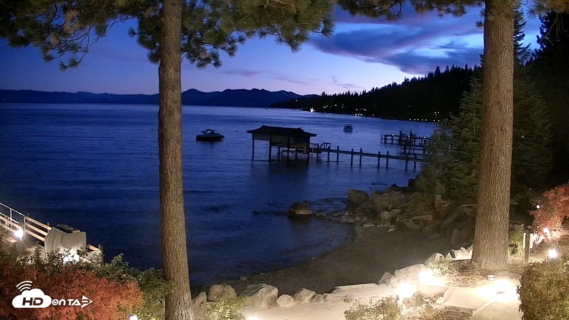 Snapshot of Garwoods Grill and Pier Live Cam taken Oct 12, 2025, 7:03pm PDT