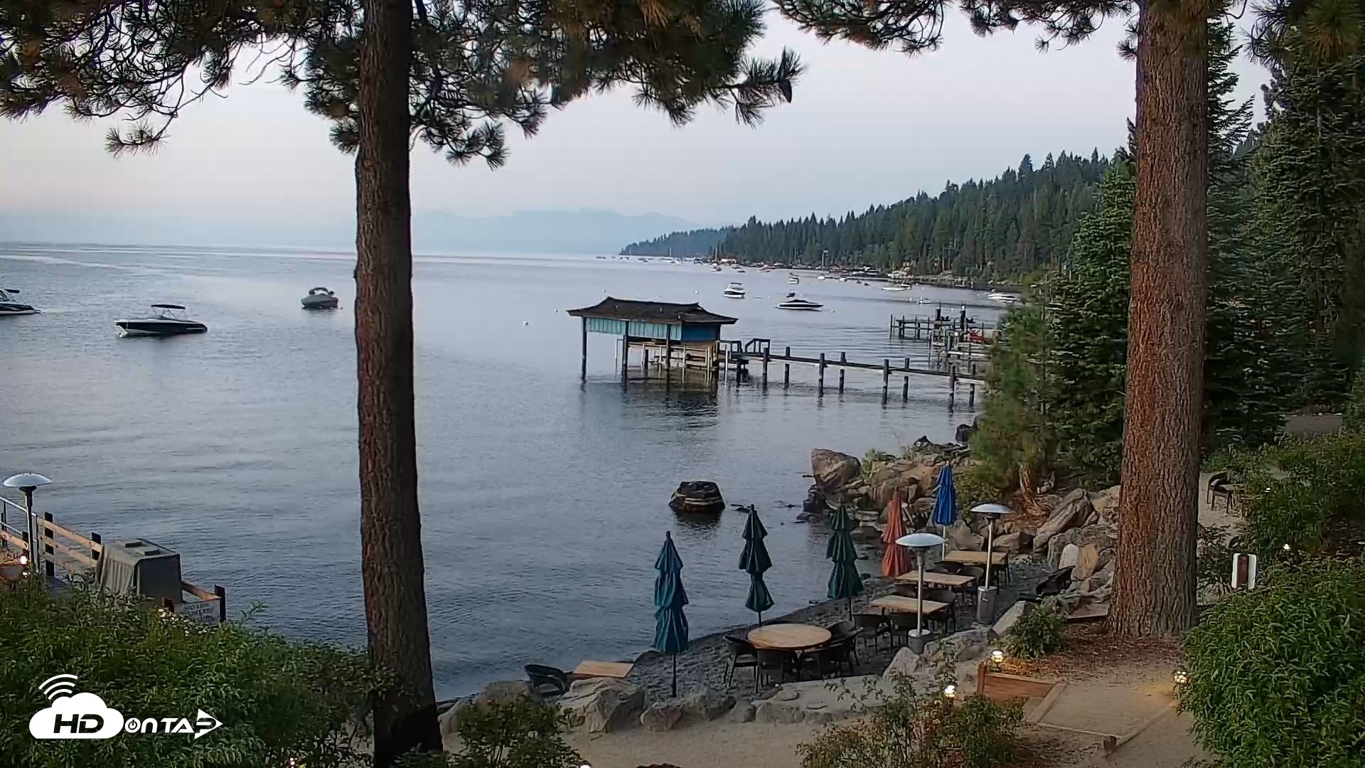 Snapshot of Garwoods Grill and Pier Live Cam taken Aug 31, 2026, 6:19am PDT