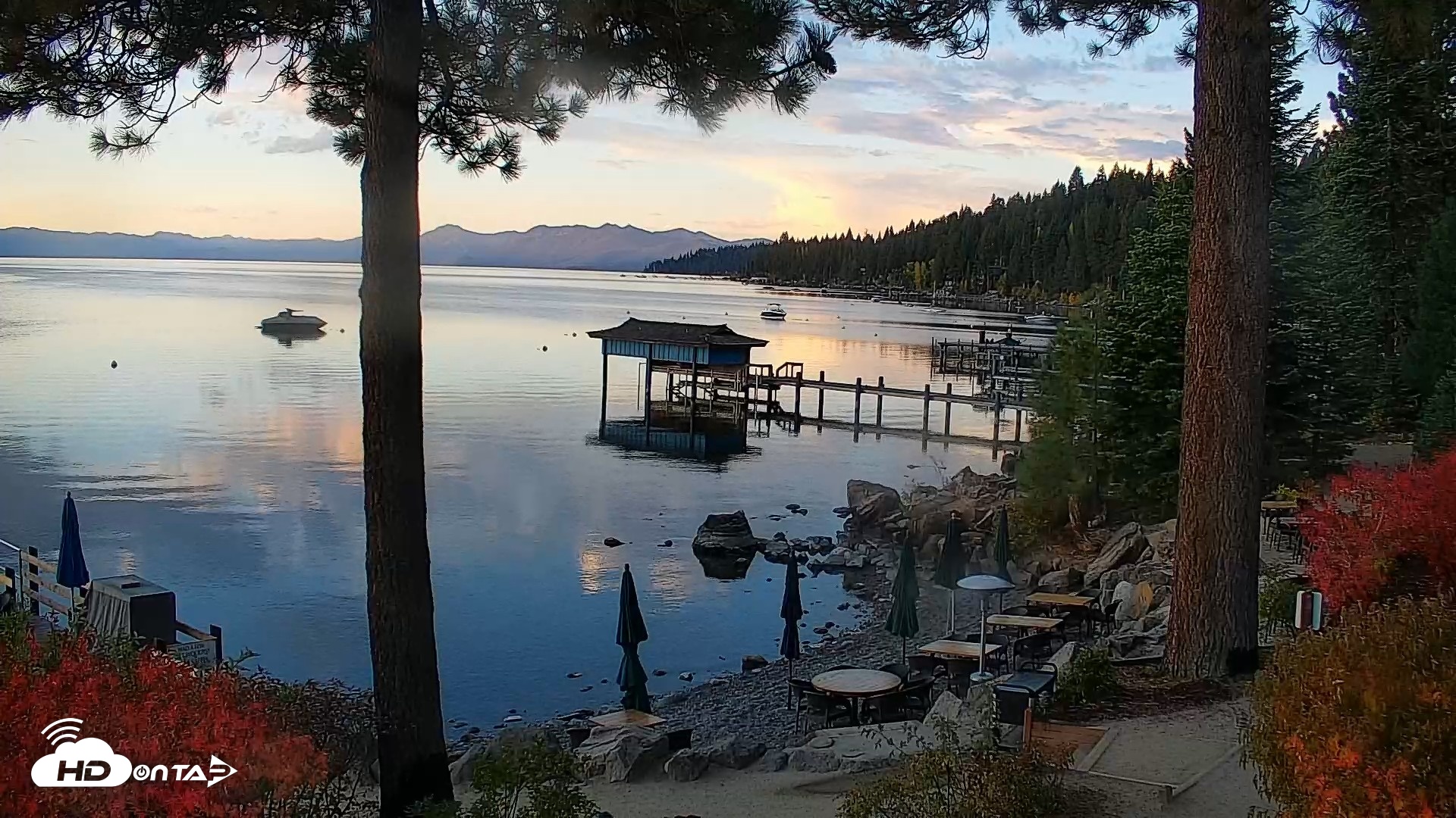 Snapshot of Garwoods Grill and Pier Live Cam taken Oct 5, 2026, 7:12am PDT