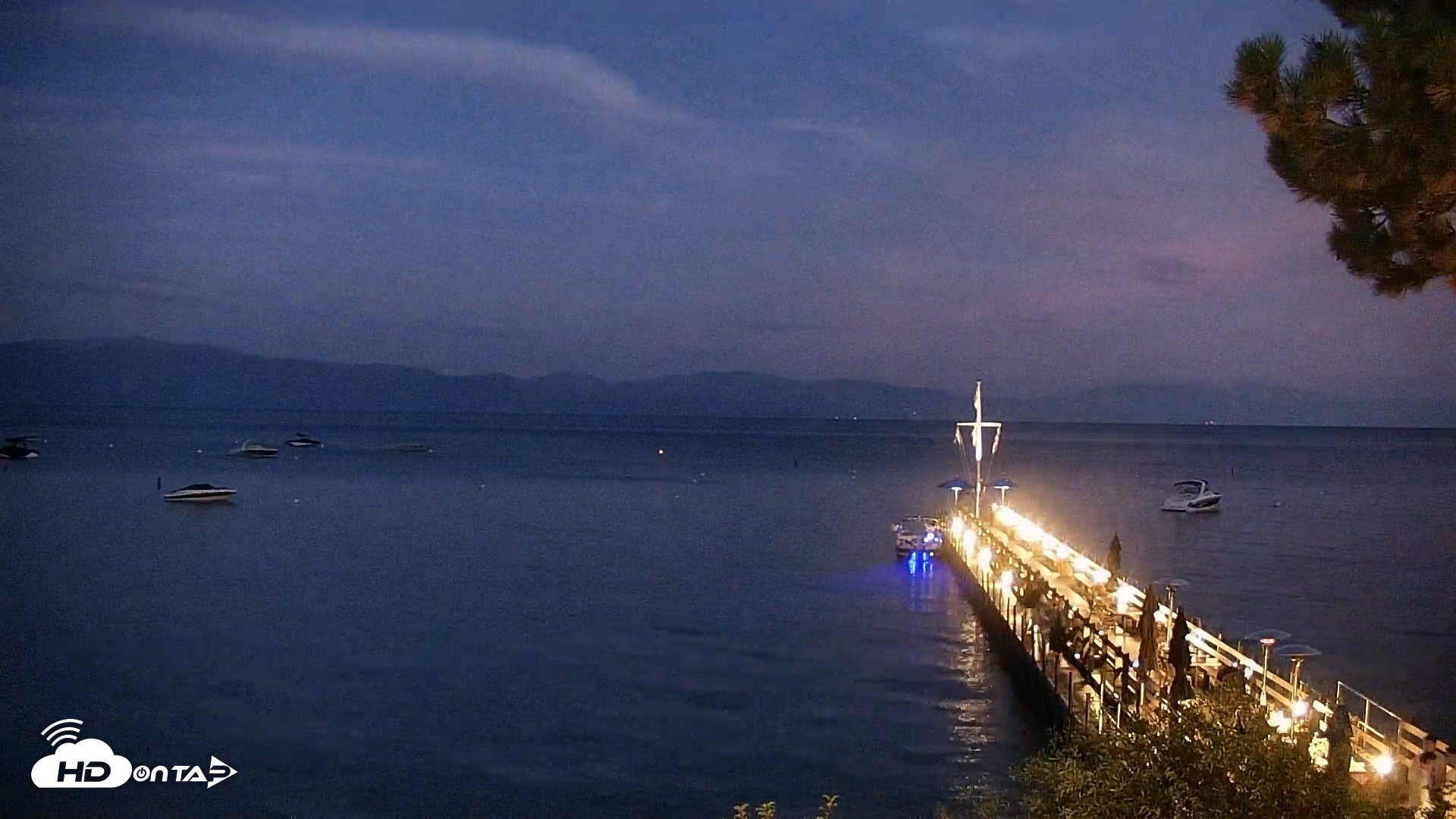 Snapshot of Garwoods Grill and Pier Live Cam taken Aug 31, 2026, 8:06pm PDT