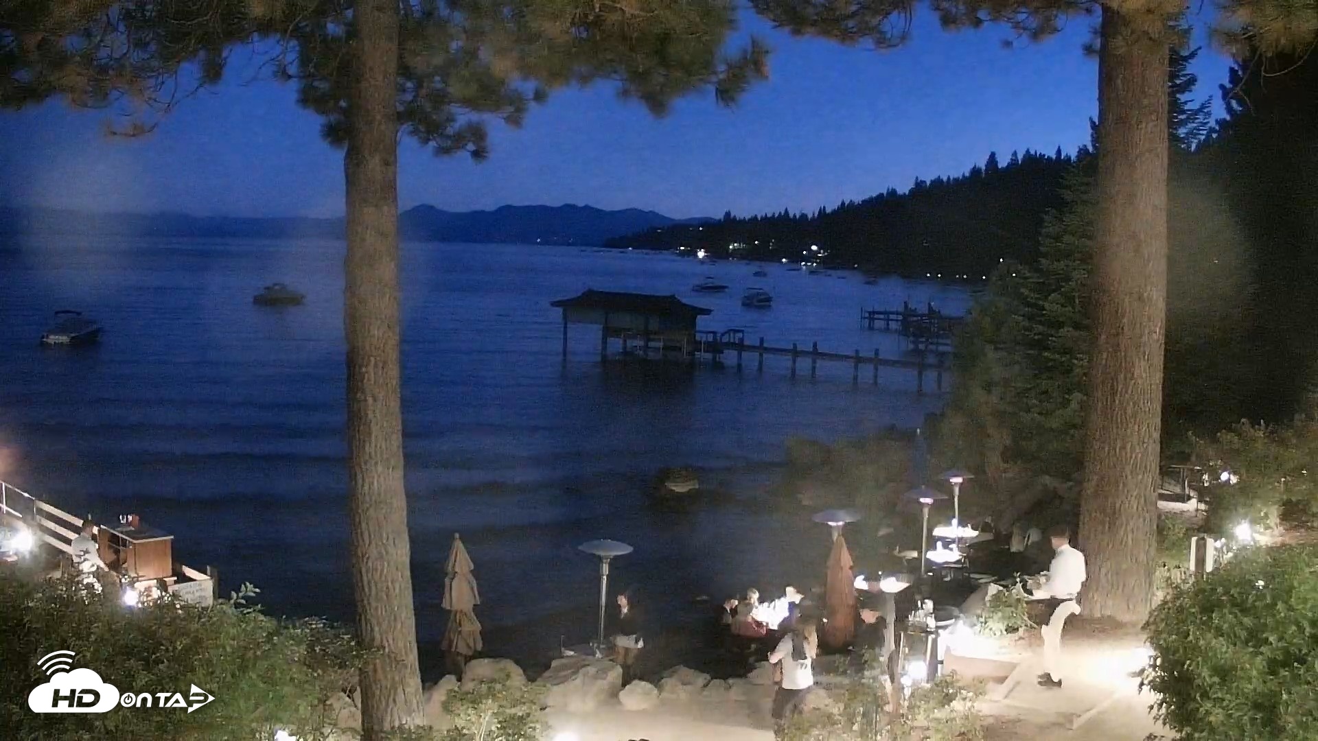 Snapshot of Garwoods Grill and Pier Live Cam taken Sep 11, 2026, 7:57pm PDT