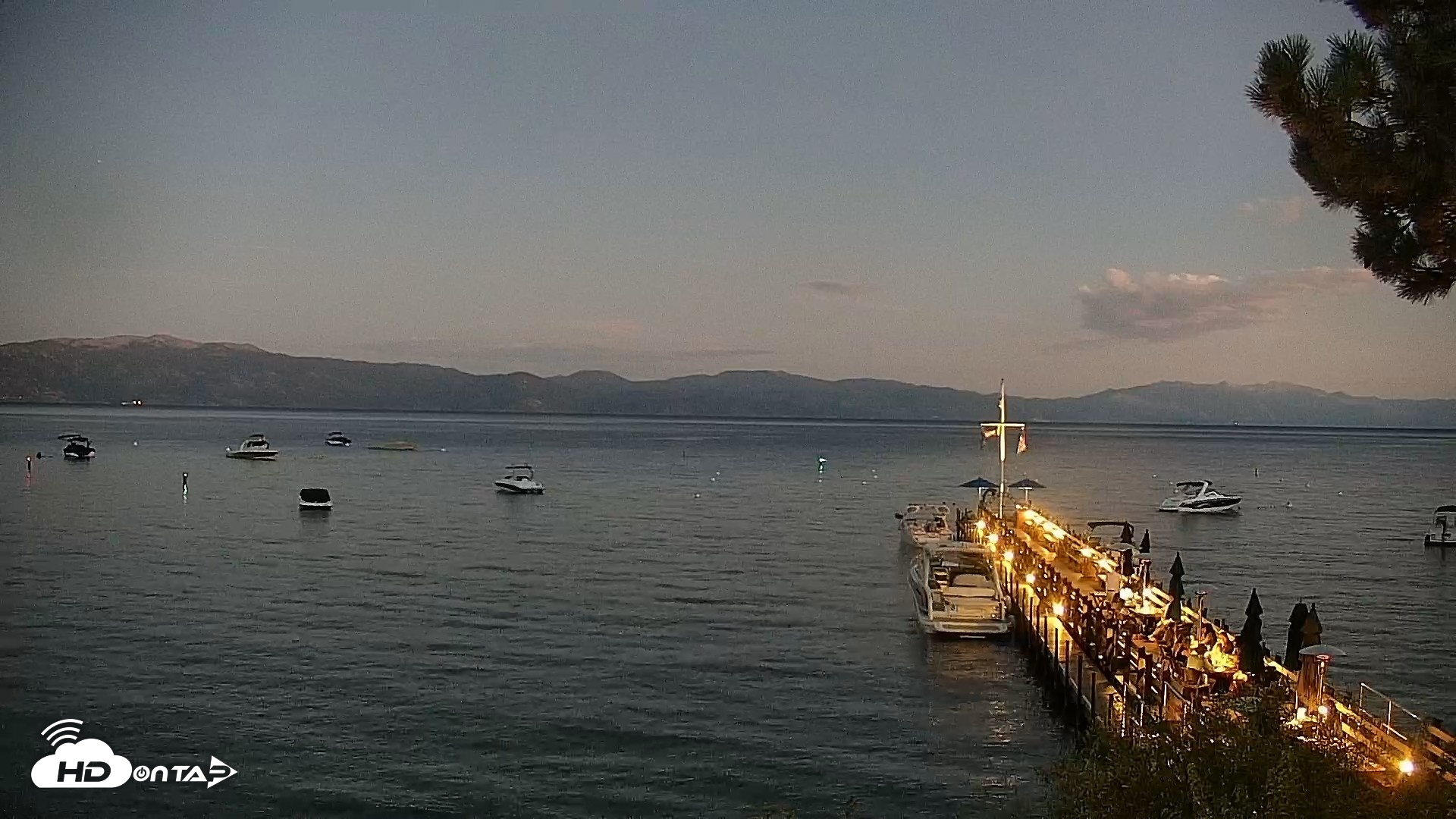 Snapshot of Garwoods Grill and Pier Live Cam taken Aug 15, 2026, 8:25pm PDT