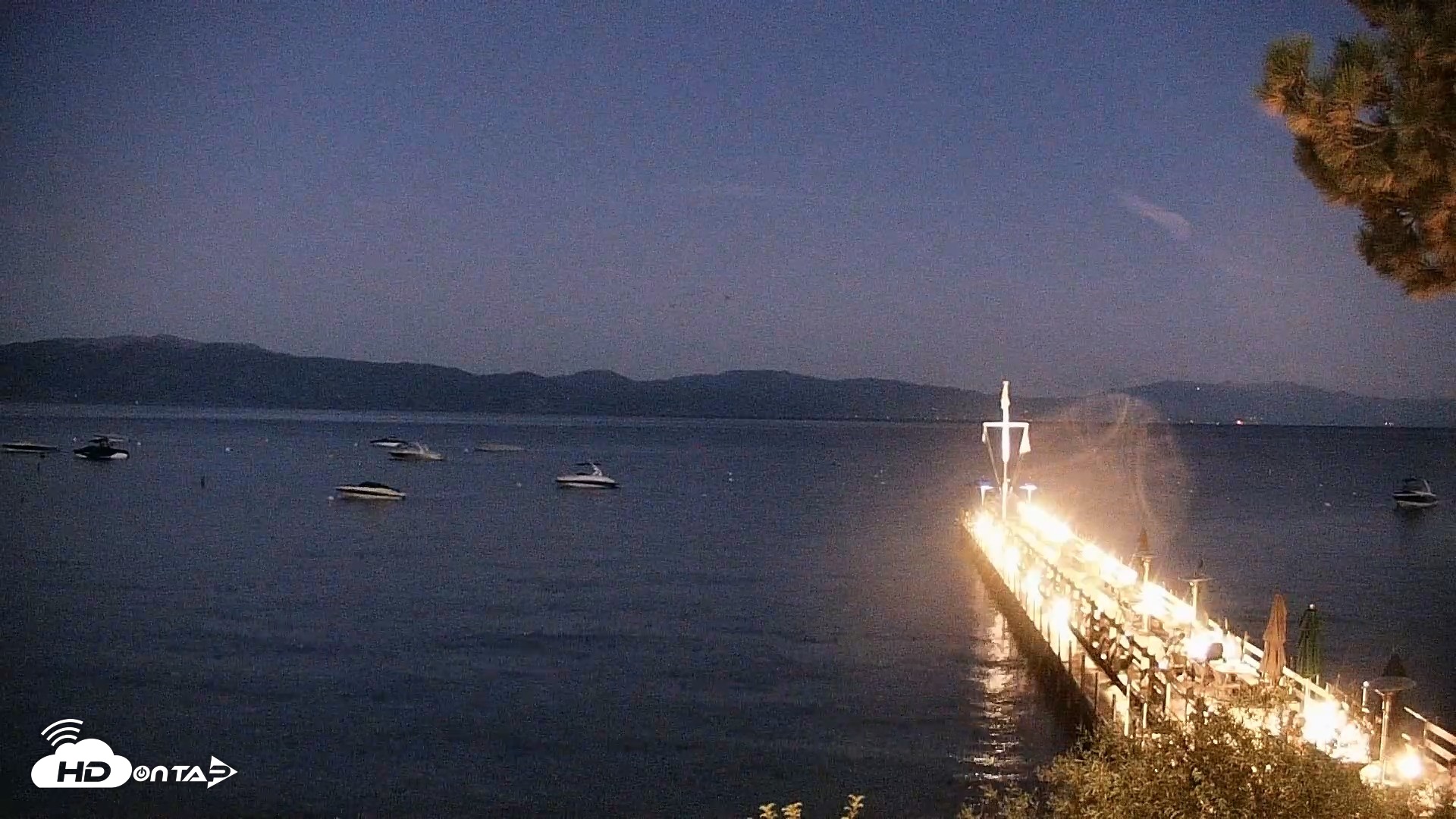Snapshot of Garwoods Grill and Pier Live Cam taken Aug 20, 2026, 8:29pm PDT