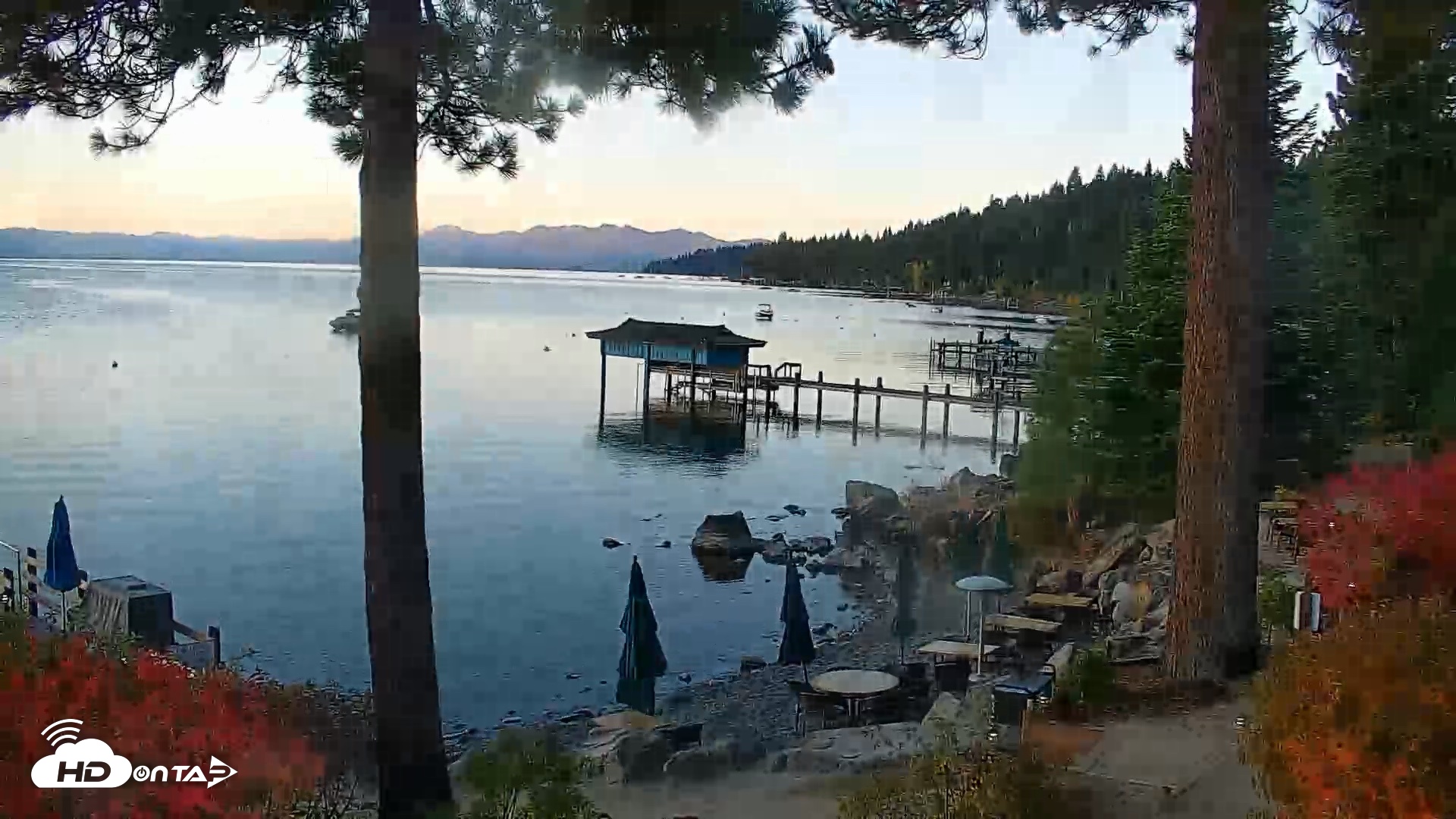 Snapshot of Garwoods Grill and Pier Live Cam taken Oct 6, 2026, 7:12am PDT
