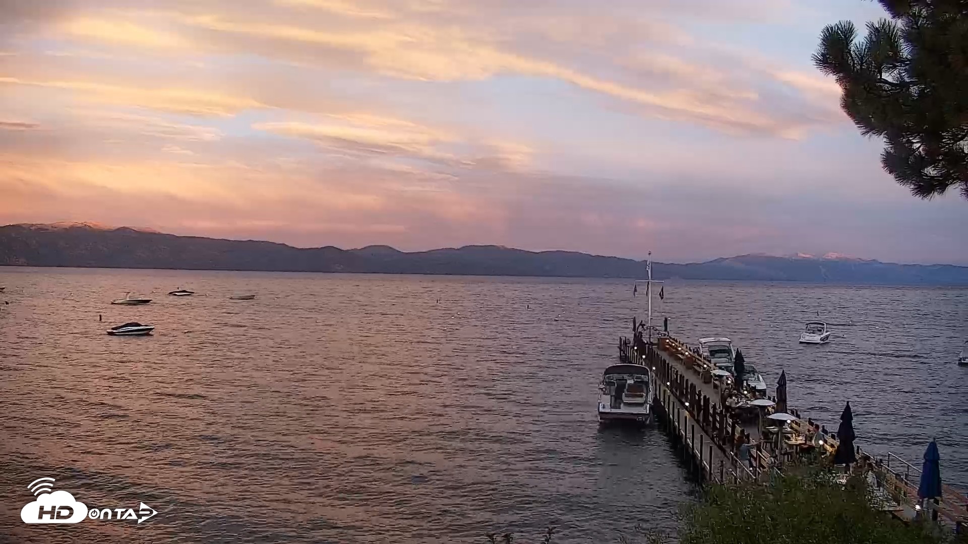 Snapshot of Garwoods Grill and Pier Live Cam taken Aug 27, 2026, 7:40pm PDT
