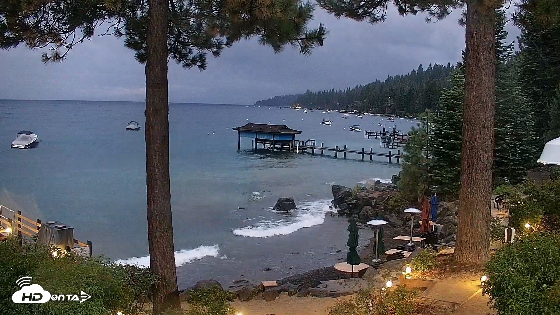 Snapshot of Garwoods Grill and Pier Live Cam taken Sep 4, 2026, 6:18am PDT