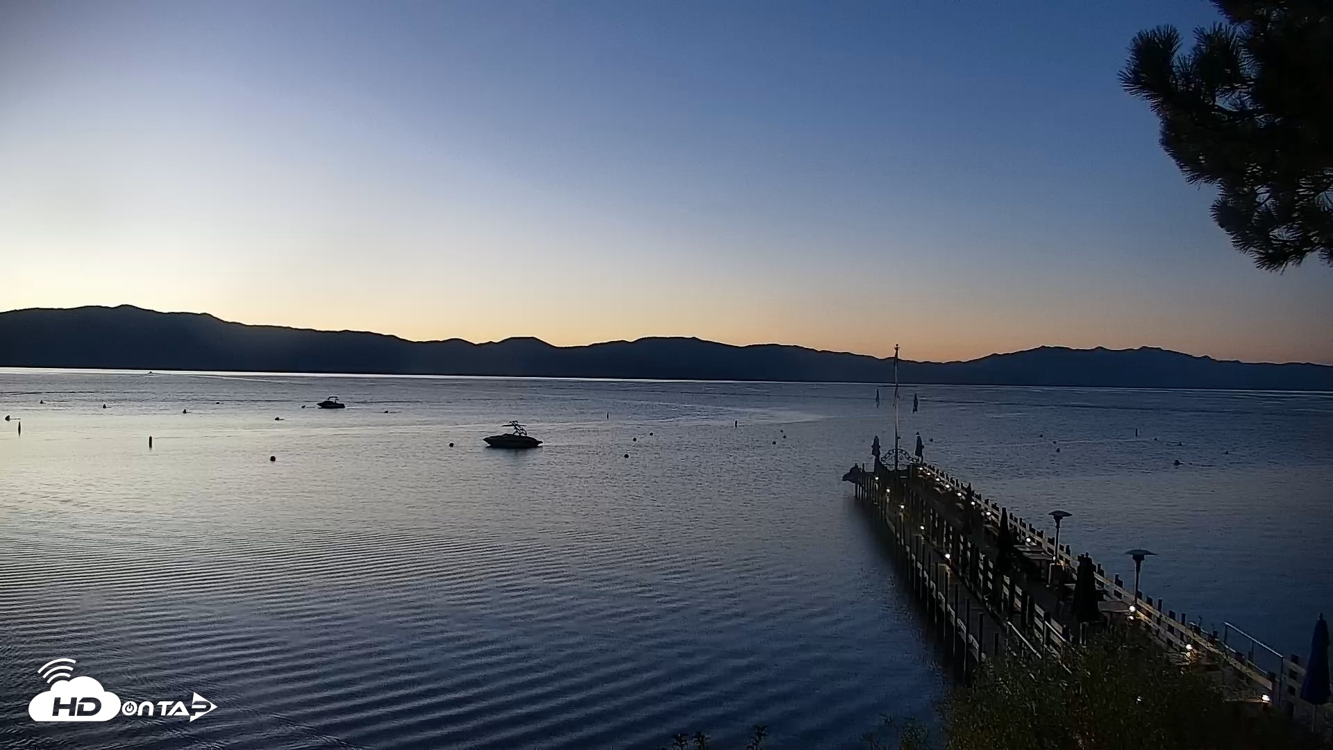 Snapshot of Garwoods Grill and Pier Live Cam taken Oct 1, 2026, 6:39am PDT