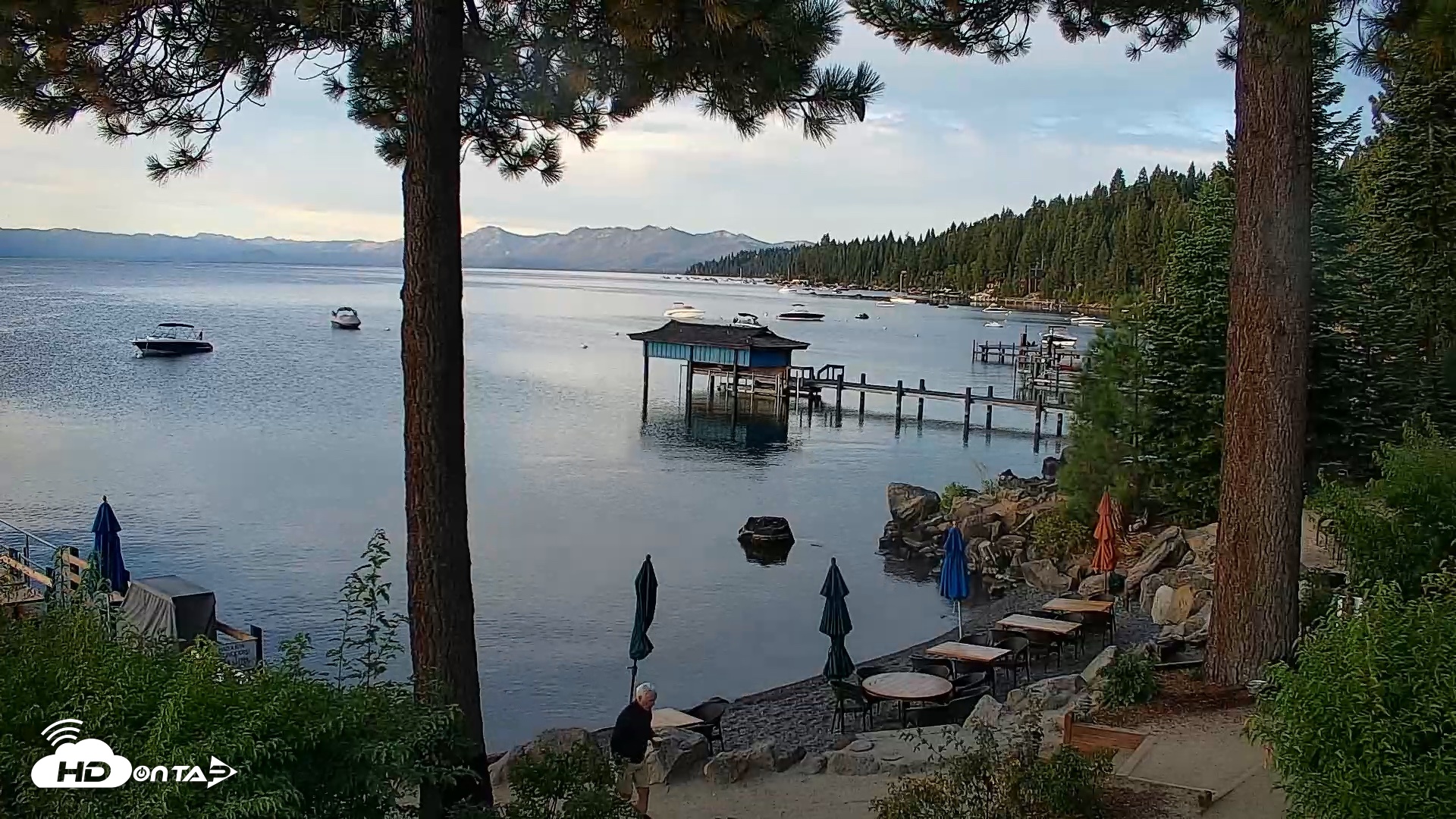 Snapshot of Garwoods Grill and Pier Live Cam taken Aug 17, 2026, 6:32am PDT