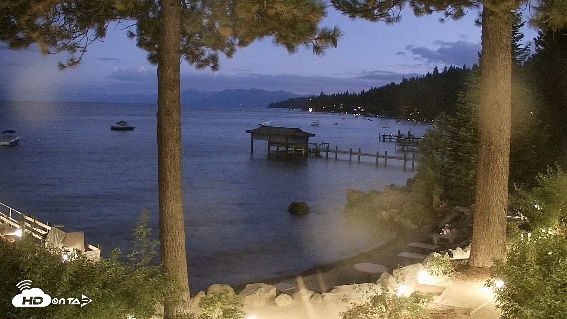 Snapshot of Garwoods Grill and Pier Live Cam taken Aug 13, 2026, 8:36pm PDT