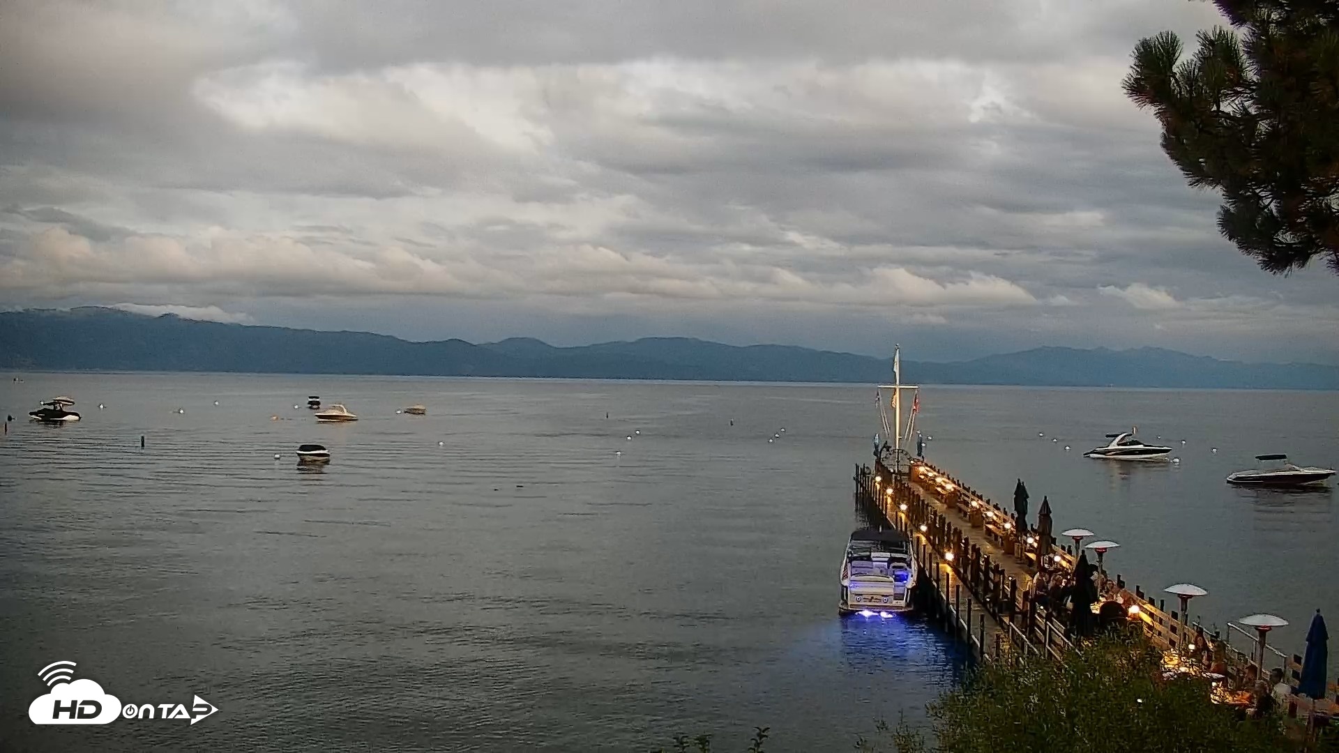 Snapshot of Garwoods Grill and Pier Live Cam taken Aug 28, 2026, 7:53pm PDT