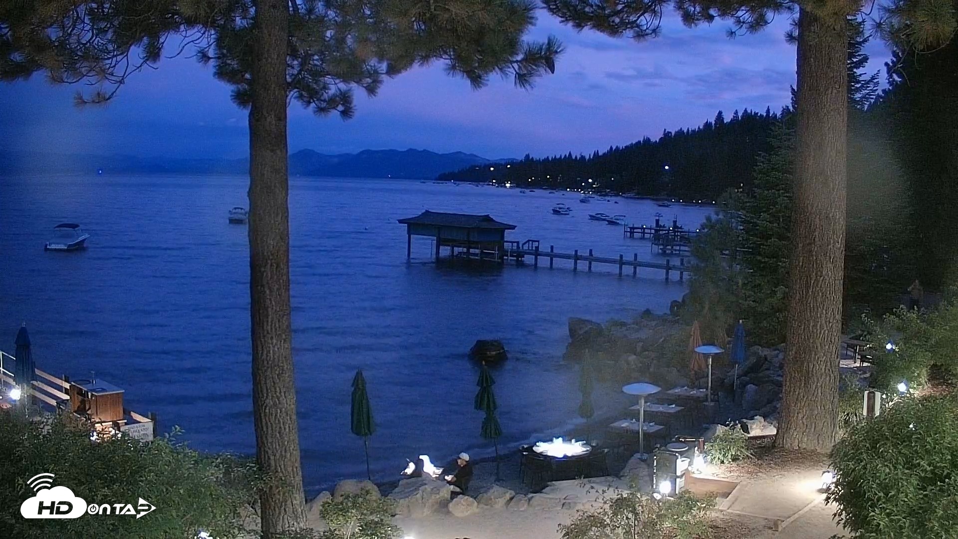 Snapshot of Garwoods Grill and Pier Live Cam taken Aug 27, 2026, 8:07pm PDT