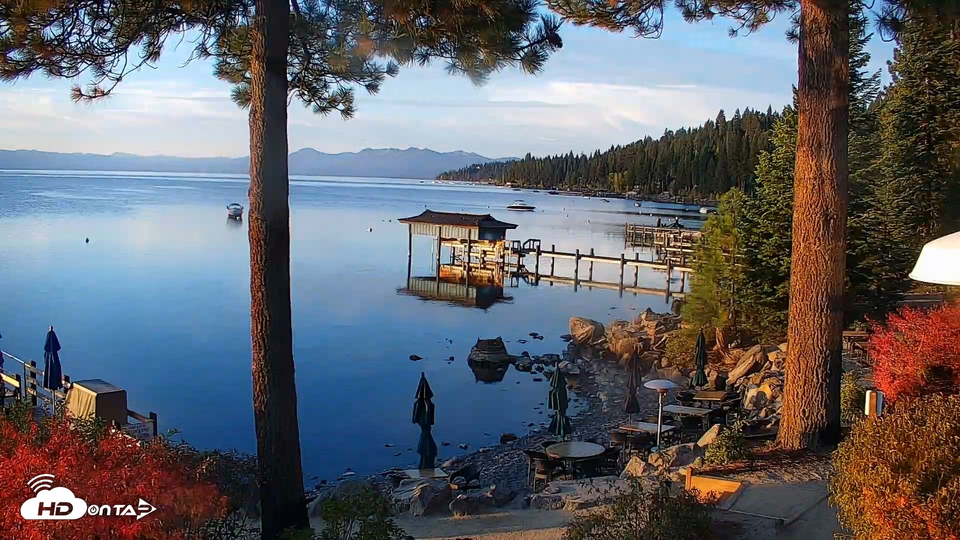 Snapshot of Garwoods Grill and Pier Live Cam taken Oct 3, 2026, 7:17am PDT