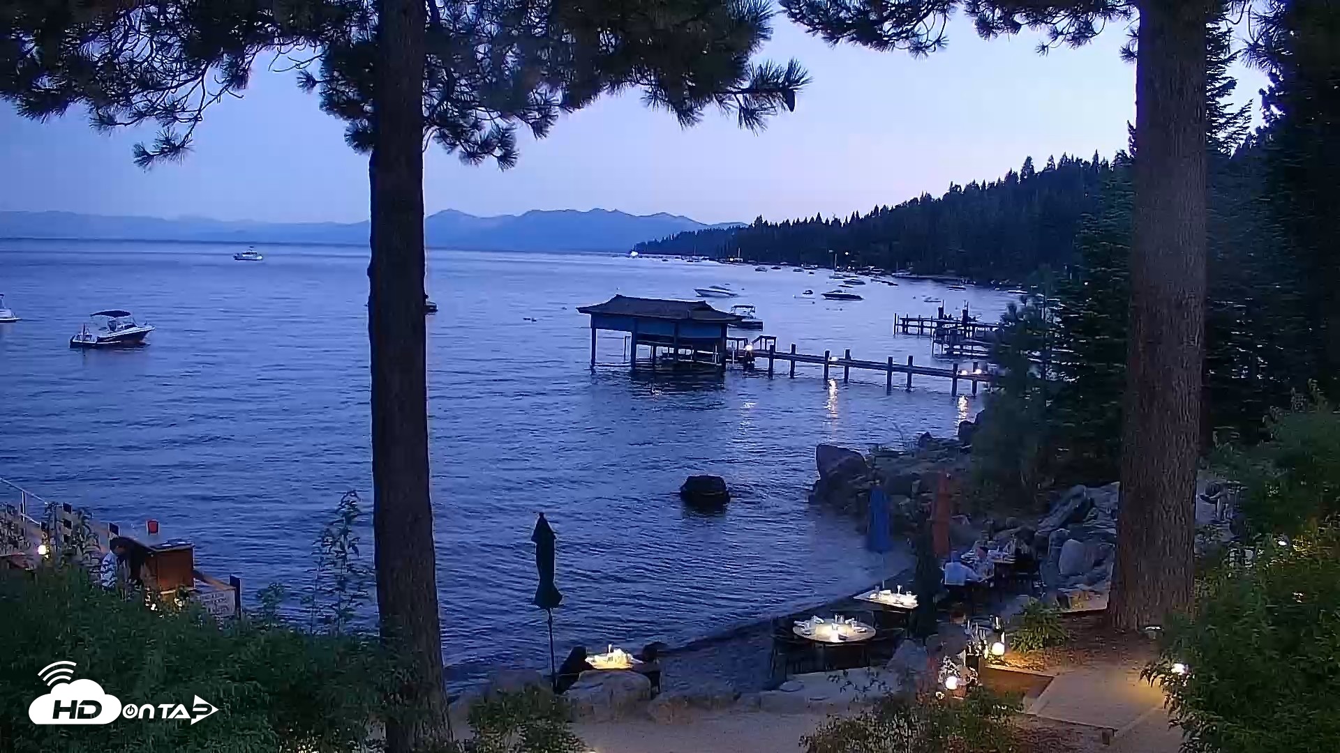 Snapshot of Garwoods Grill and Pier Live Cam taken Aug 15, 2026, 8:18pm PDT