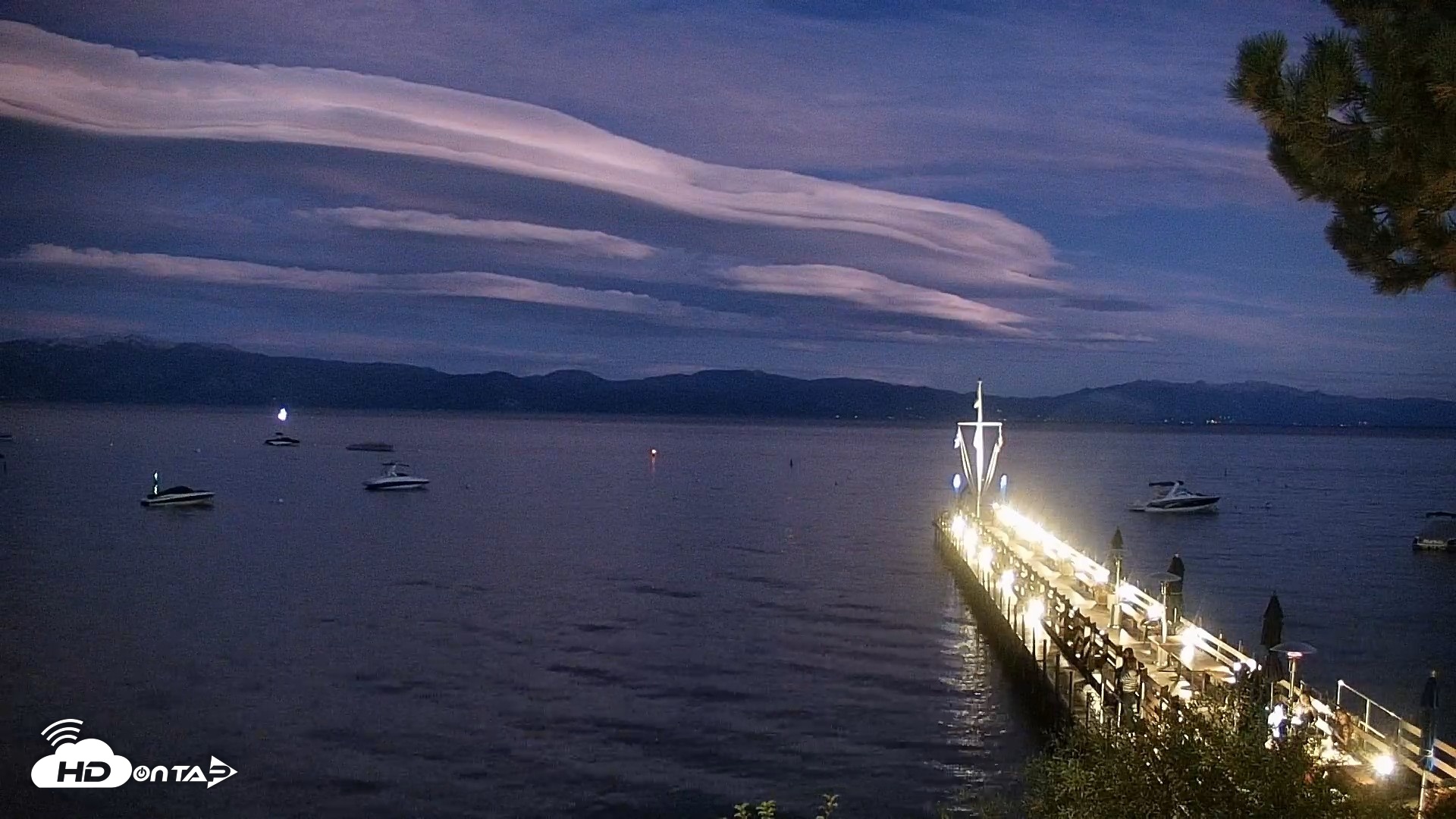 Snapshot of Garwoods Grill and Pier Live Cam taken Sep 10, 2026, 7:57pm PDT