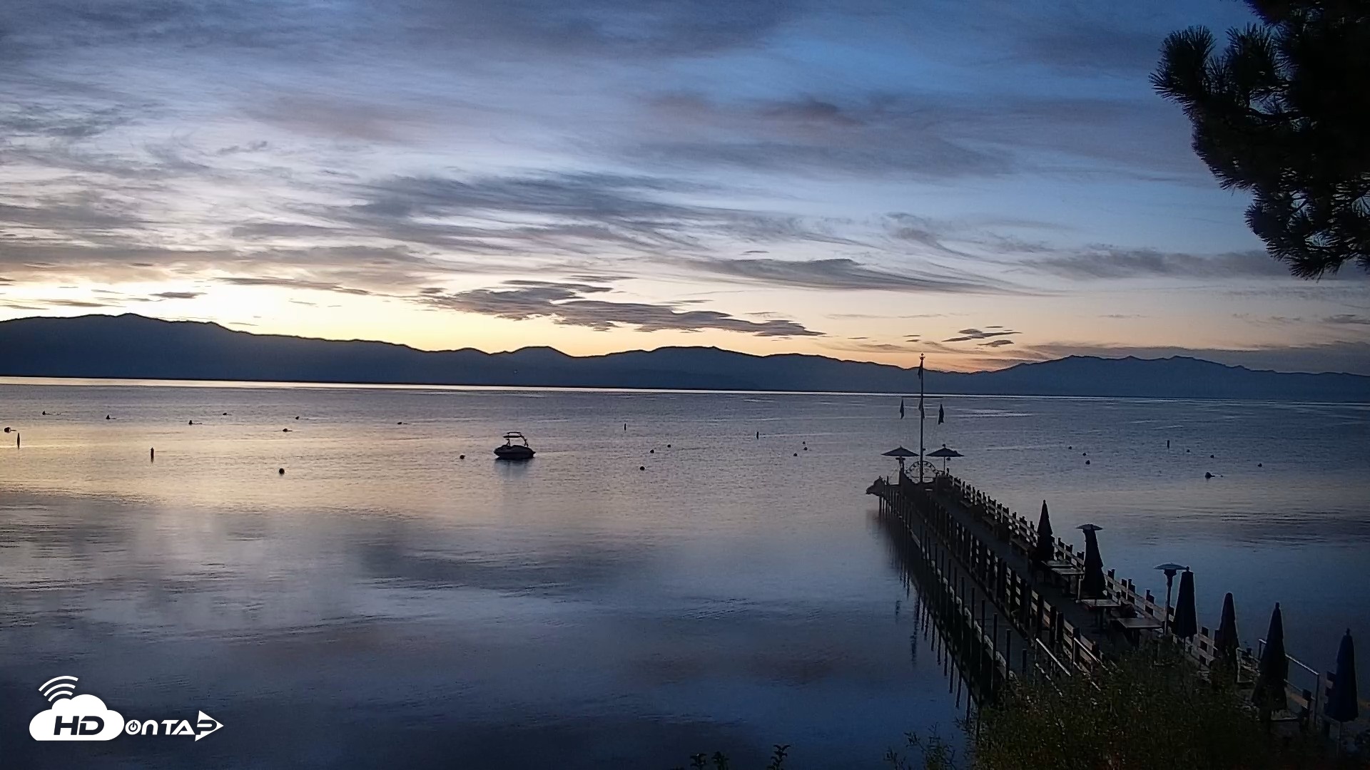 Snapshot of Garwoods Grill and Pier Live Cam taken Oct 2, 2026, 6:36am PDT