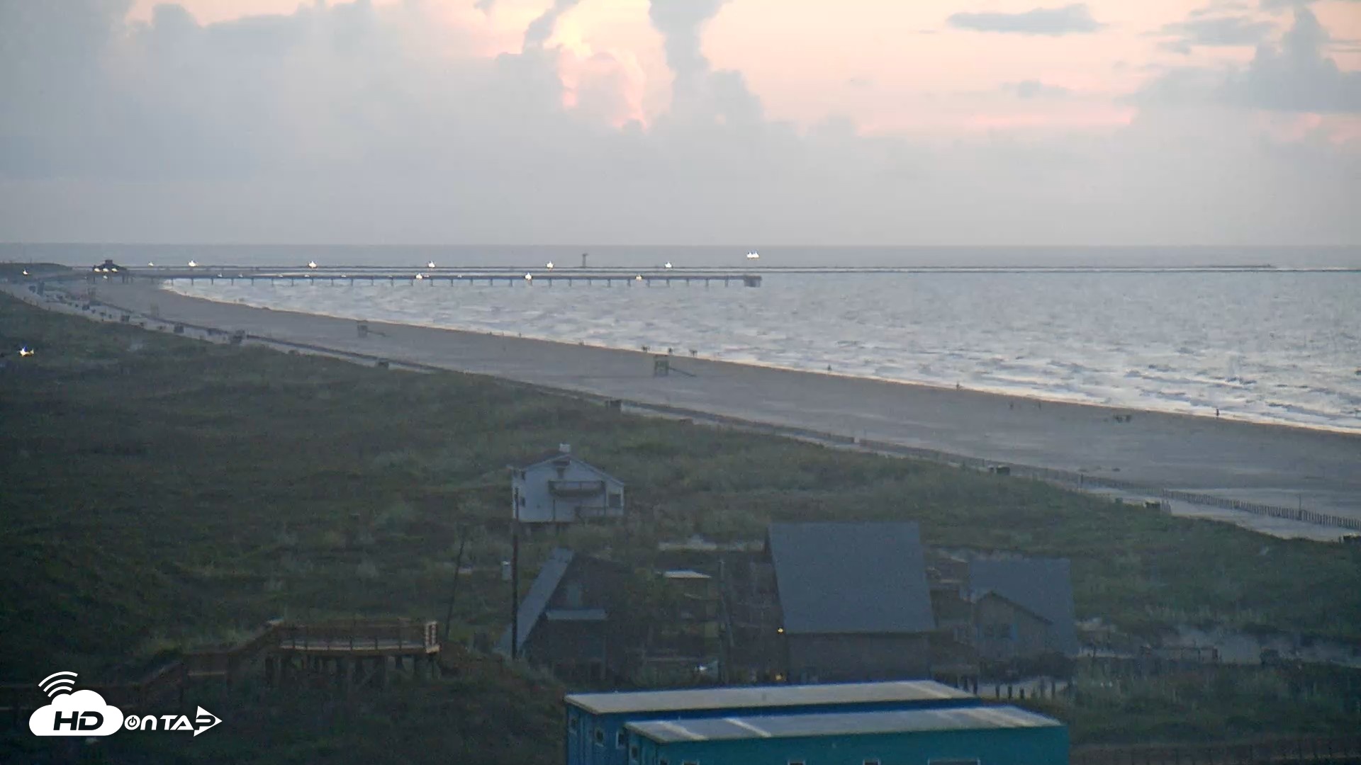 Snapshot of Aransas Princess - Port Aransas Beach Live Webcam taken Sep 9, 2026, 7:04am CDT