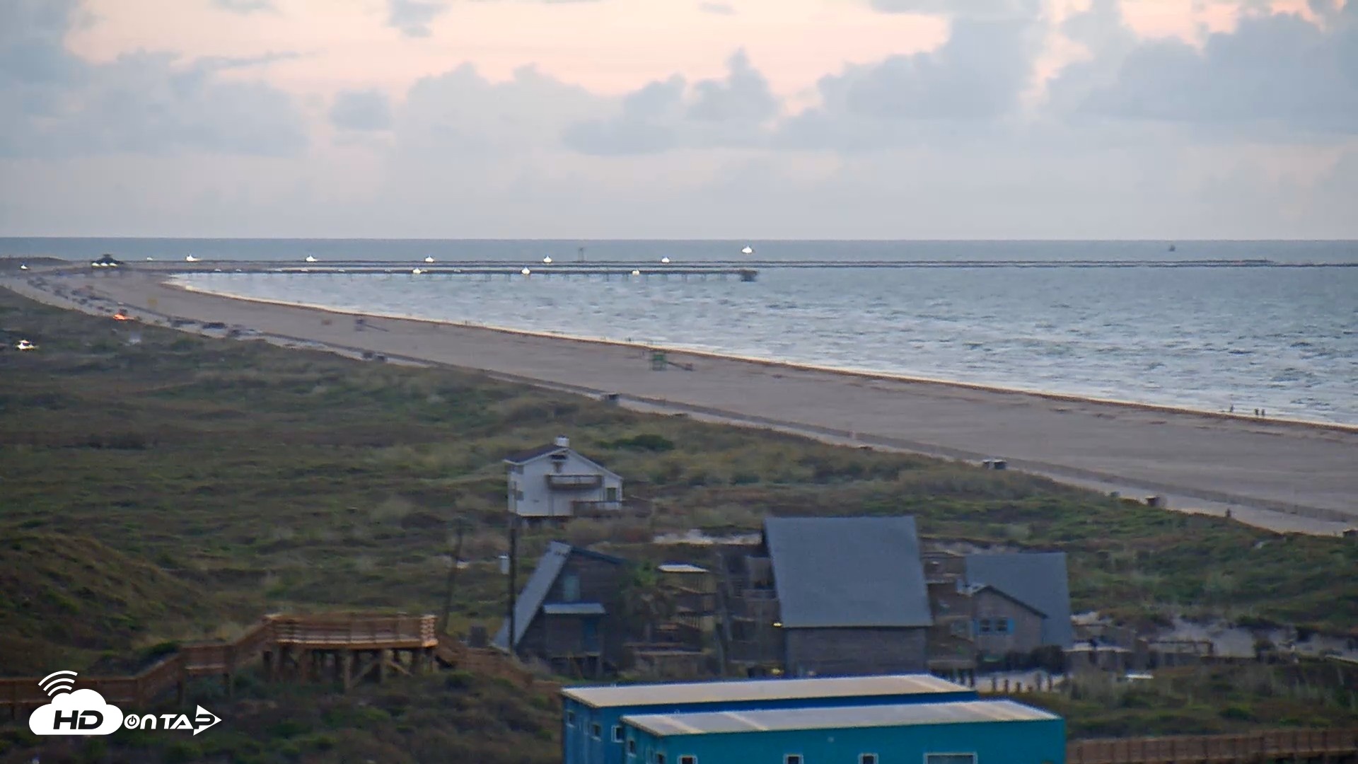 Snapshot of Aransas Princess - Port Aransas Beach Live Webcam taken Sep 29, 2026, 7:14am CDT