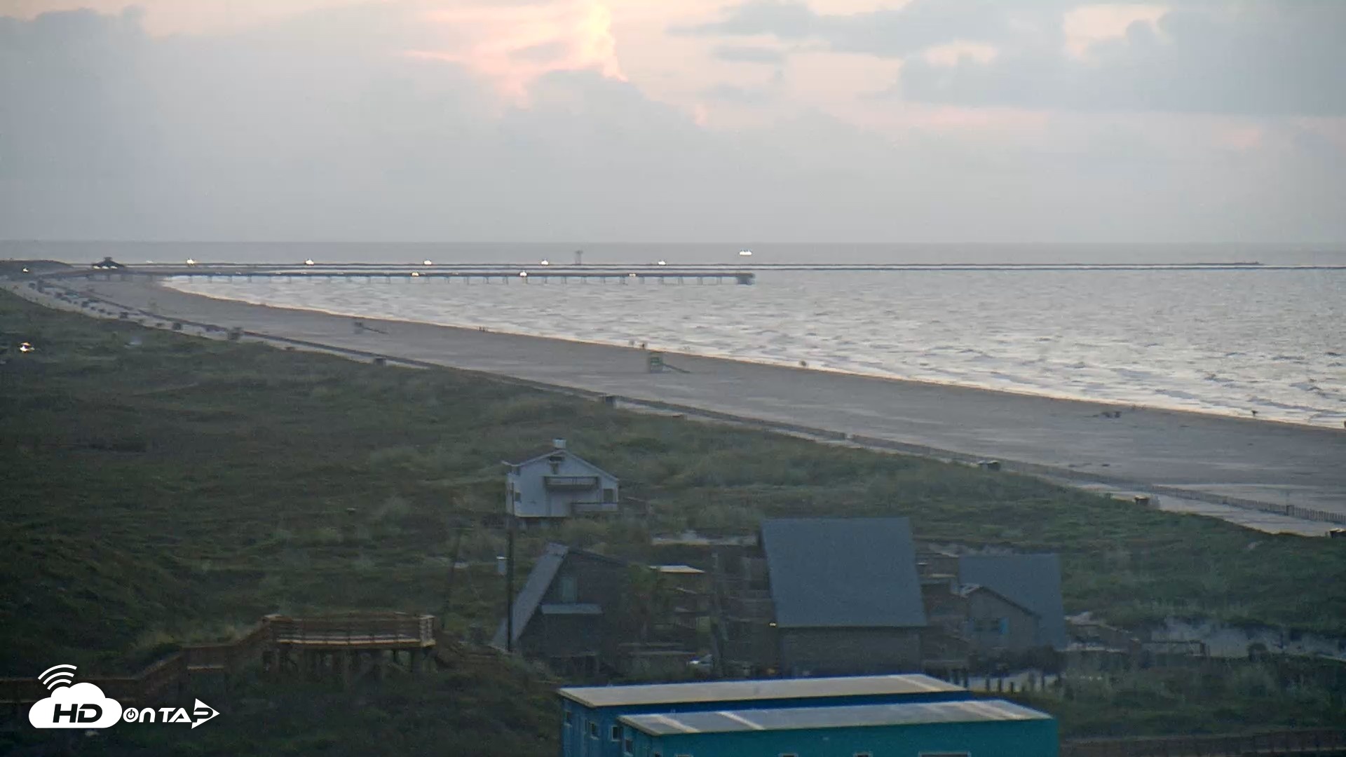 Snapshot of Aransas Princess - Port Aransas Beach Live Webcam taken Sep 9, 2026, 7:09am CDT