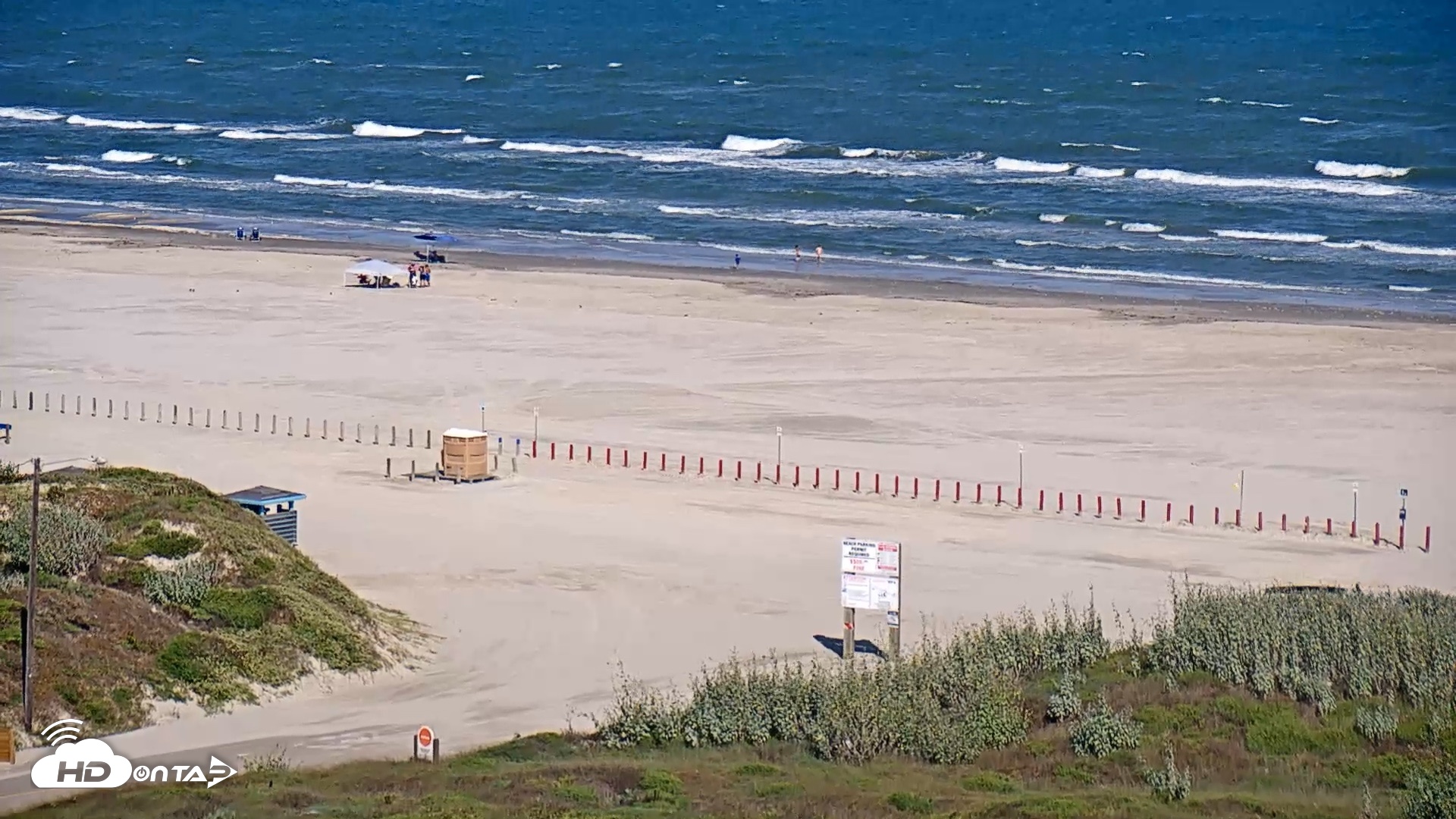 Snapshot of Aransas Princess - Port Aransas Beach Live Webcam taken Sep 3, 2026, 4:45pm CDT