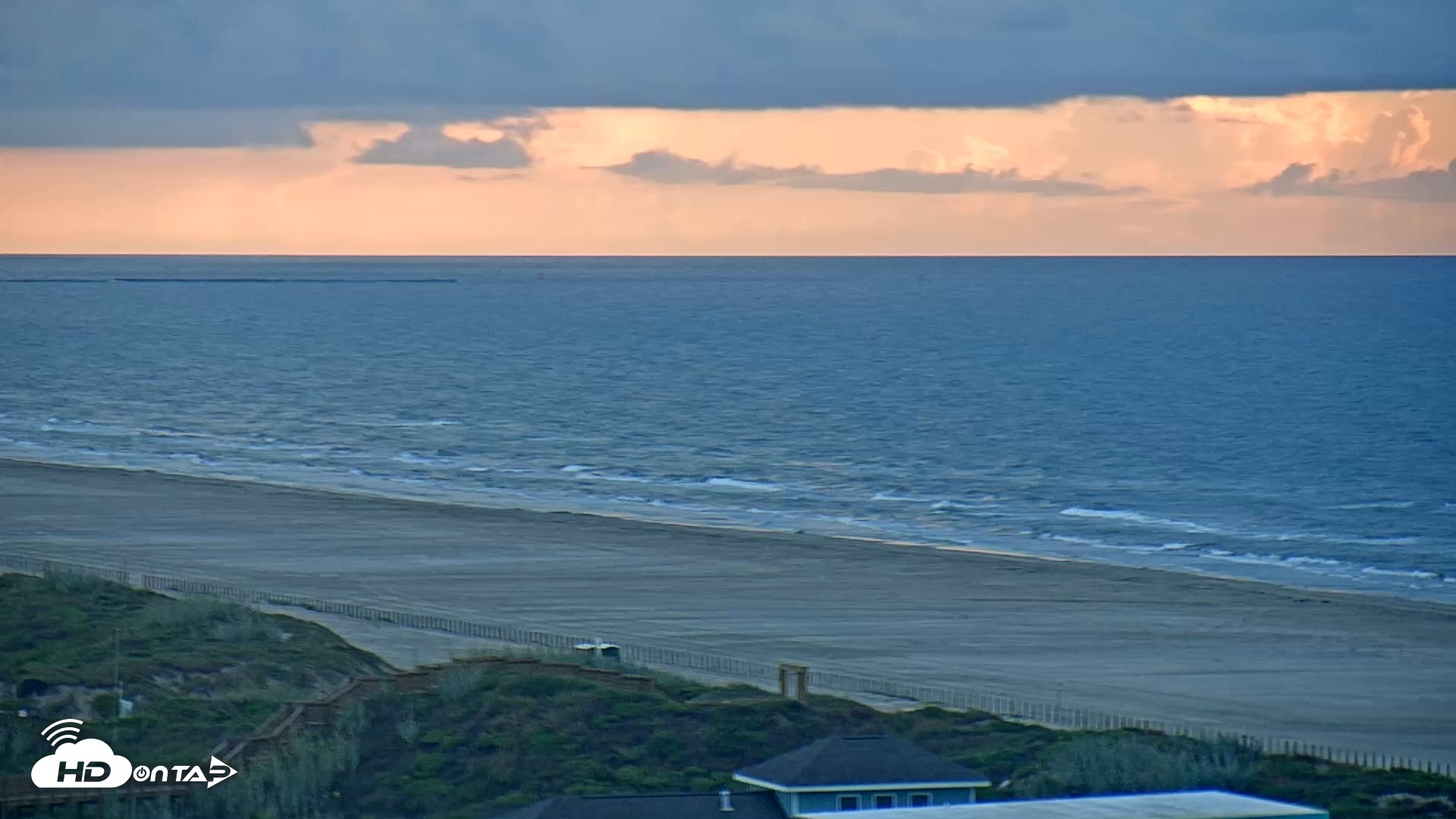 Snapshot of Aransas Princess - Port Aransas Beach Live Webcam taken Sep 10, 2026, 7:28am CDT