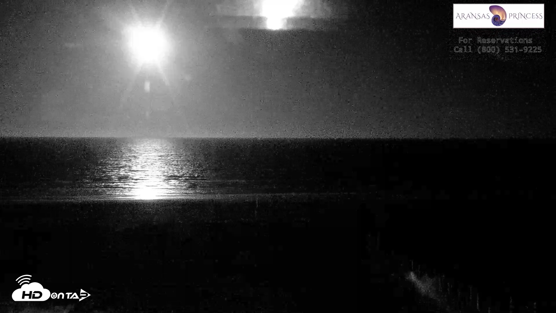 Snapshot of Aransas Princess - Port Aransas Beach Live Webcam taken May 12, 2025, 9:23pm CDT