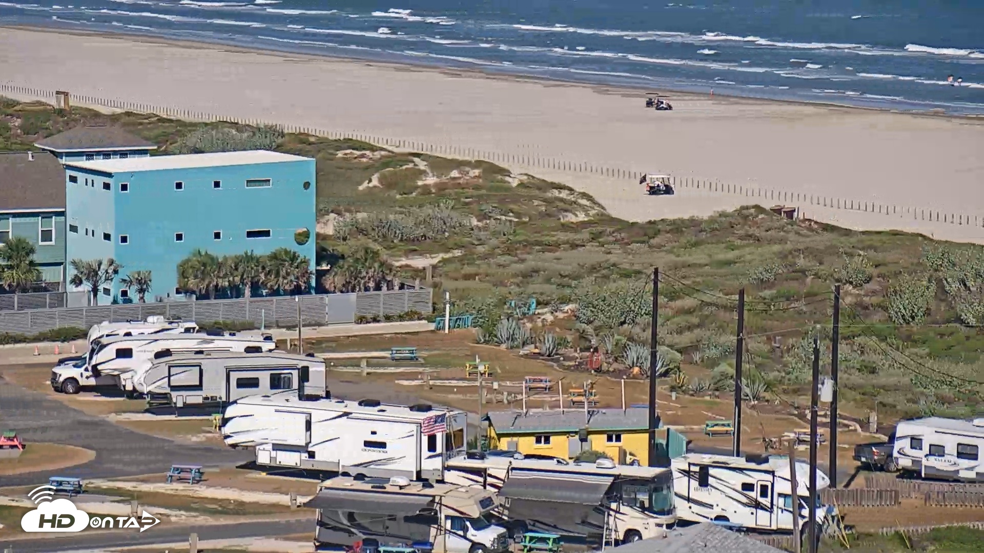 Snapshot of Aransas Princess - Port Aransas Beach Live Webcam taken Sep 3, 2026, 4:47pm CDT