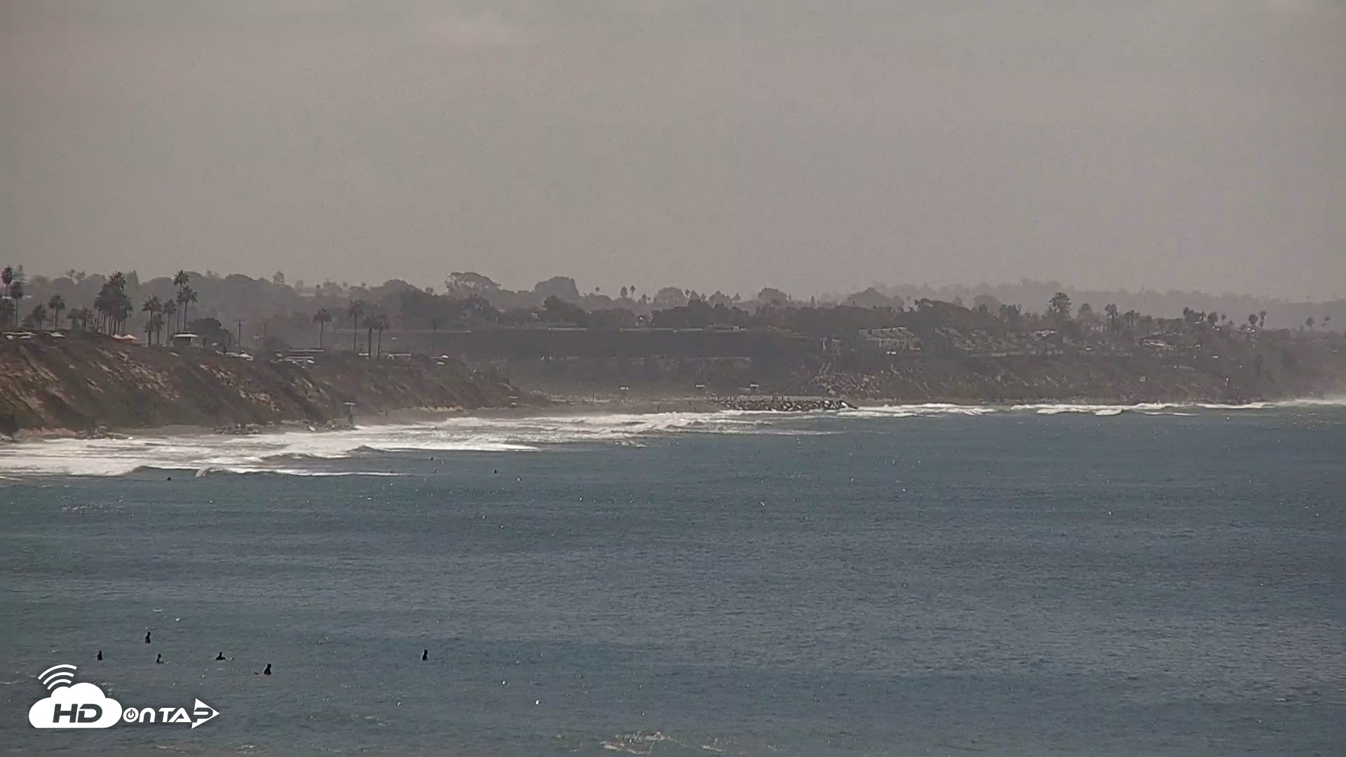 Snapshot of Terramar Point Surf Live Webcam taken Sep 28, 2026, 12:44pm PDT