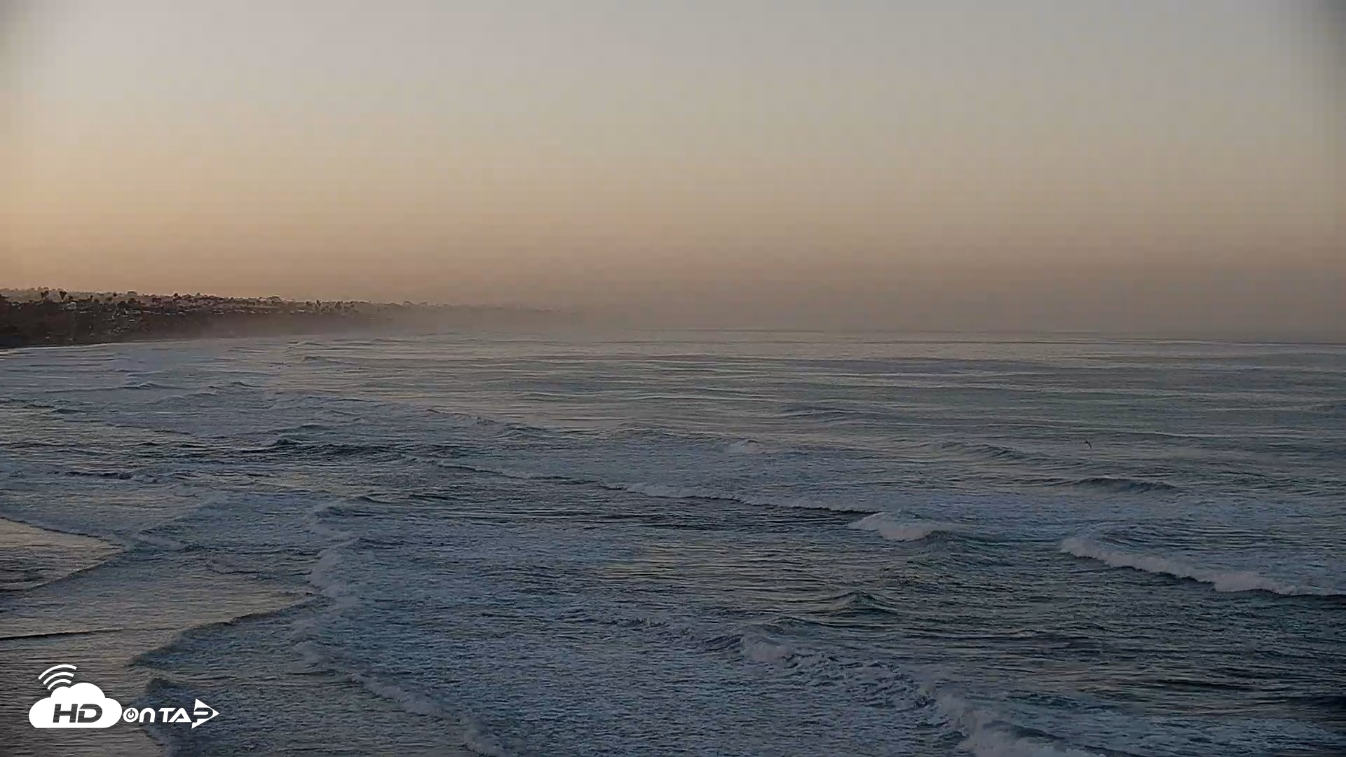 Snapshot of Terramar Point Surf Live Webcam taken Sep 29, 2026, 6:58am PDT