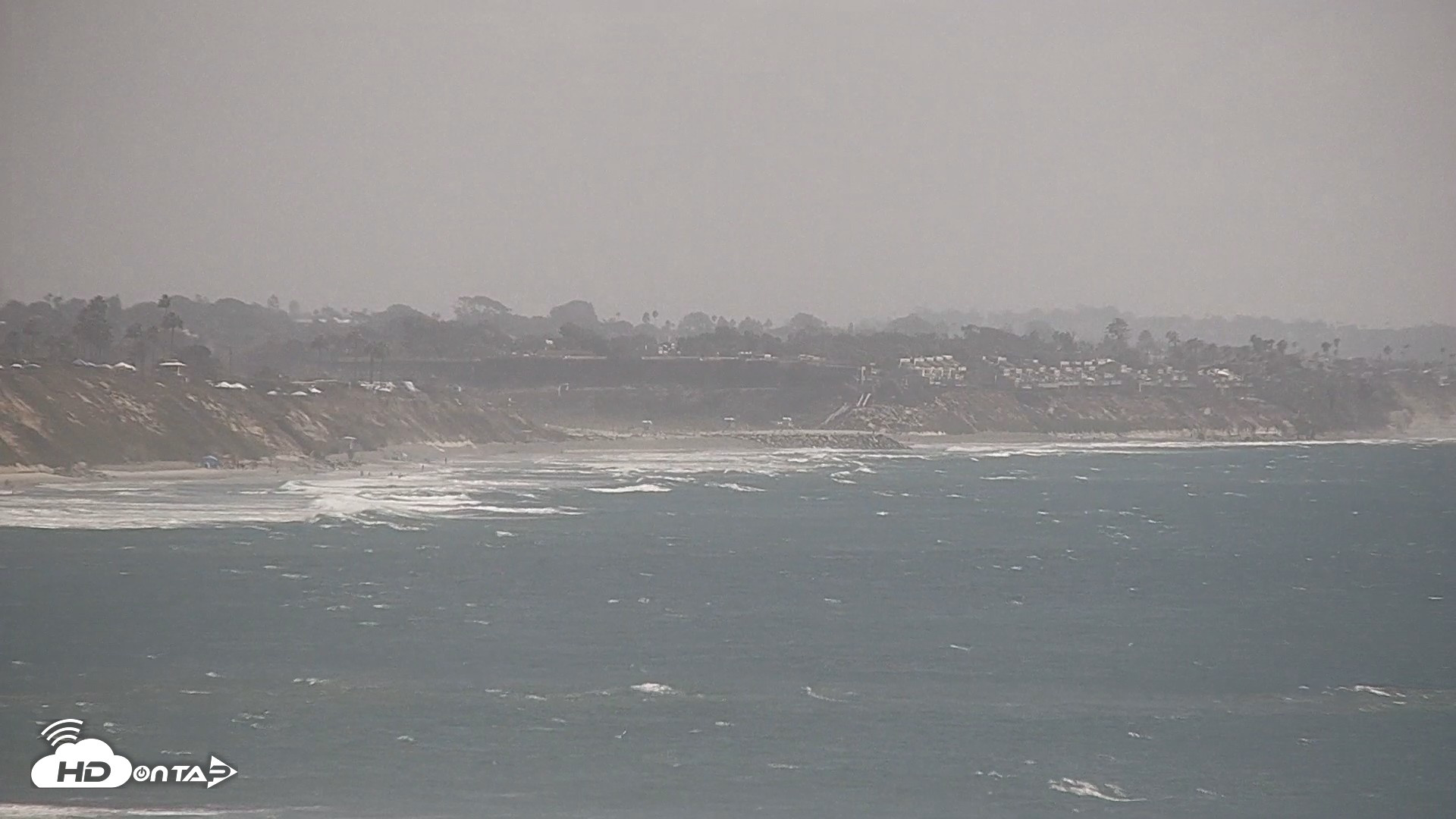 Snapshot of Terramar Point Surf Live Webcam taken Sep 22, 2026, 2:17pm PDT