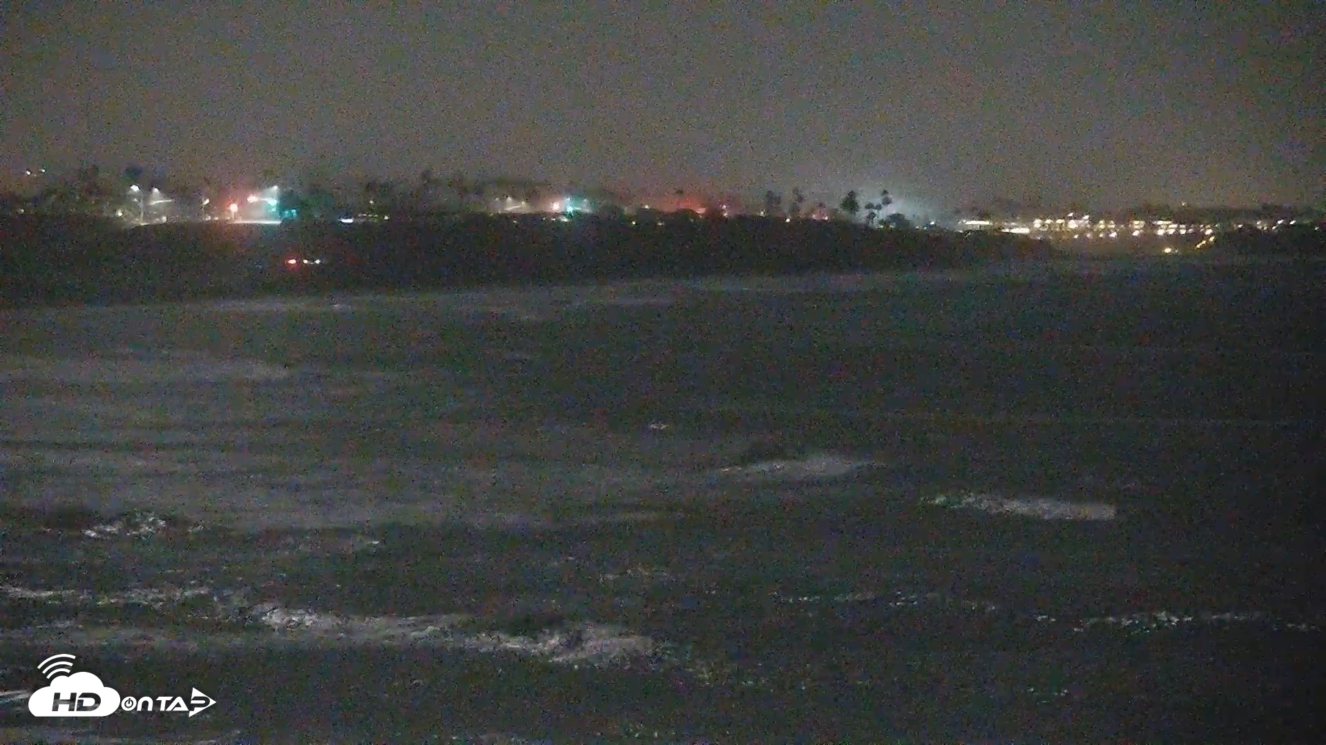 Snapshot of Terramar Point Surf Live Webcam taken Aug 26, 2026, 10:07pm PDT