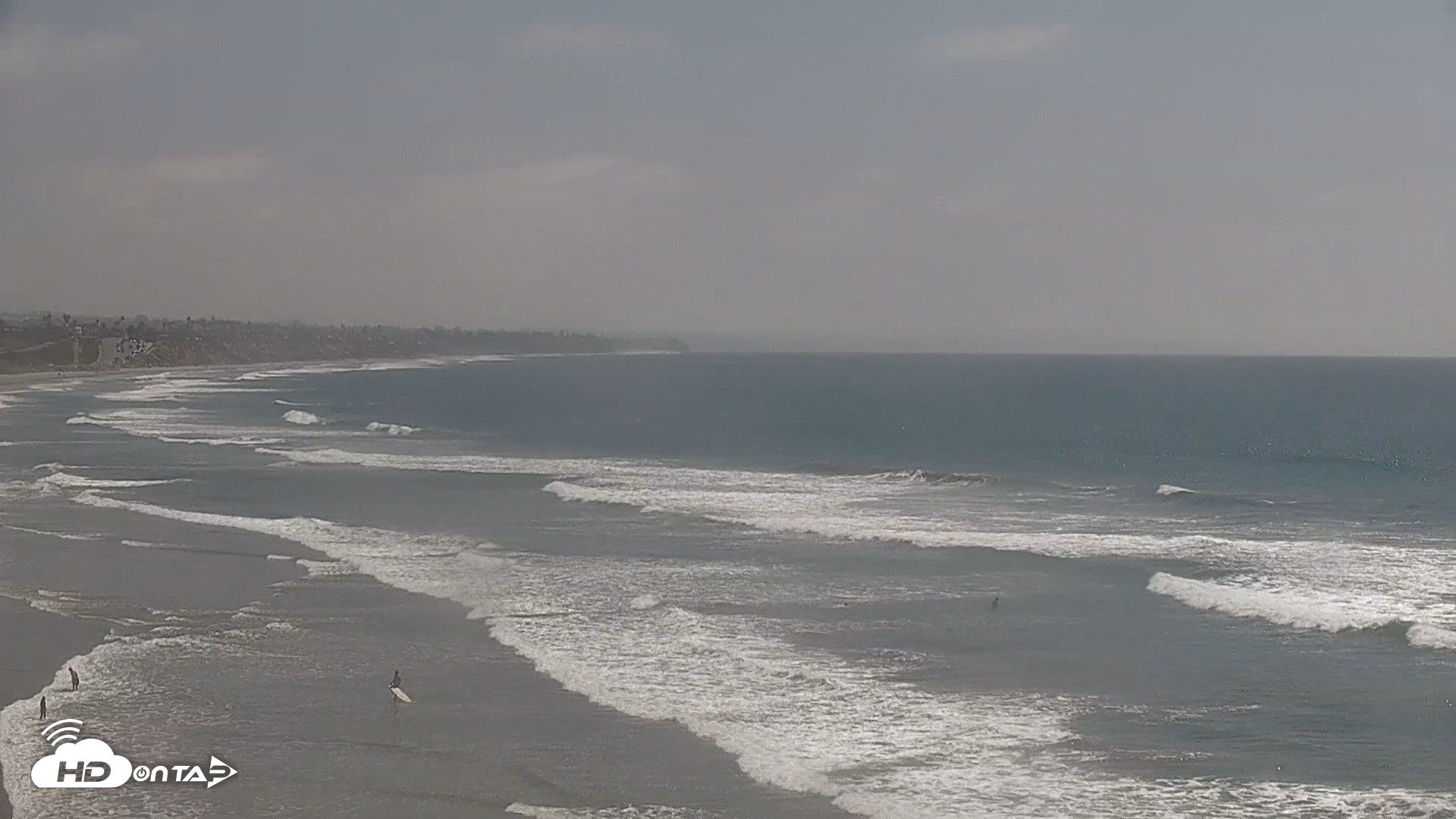 Snapshot of Terramar Point Surf Live Webcam taken Sep 23, 2026, 1:12pm PDT