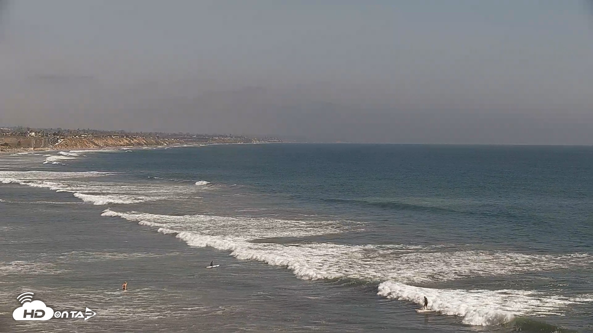 Snapshot of Terramar Point Surf Live Webcam taken Jul 19, 2026, 4:58pm PDT